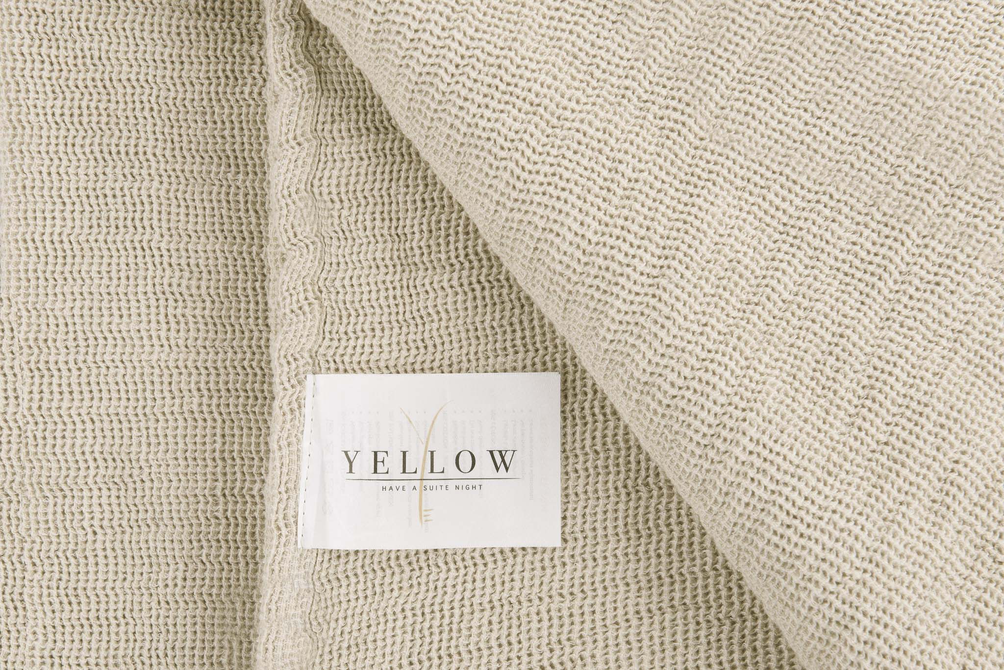 Yellow plaid ICA Tutta Natura katoen