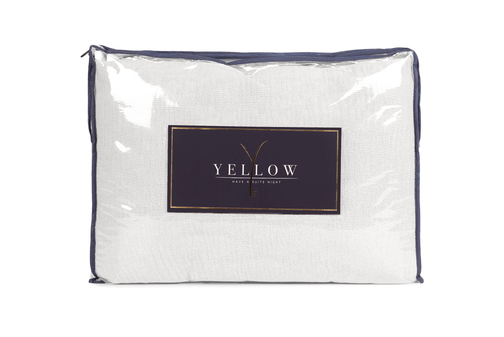 Yellow bedsprei ICA Bright White katoen