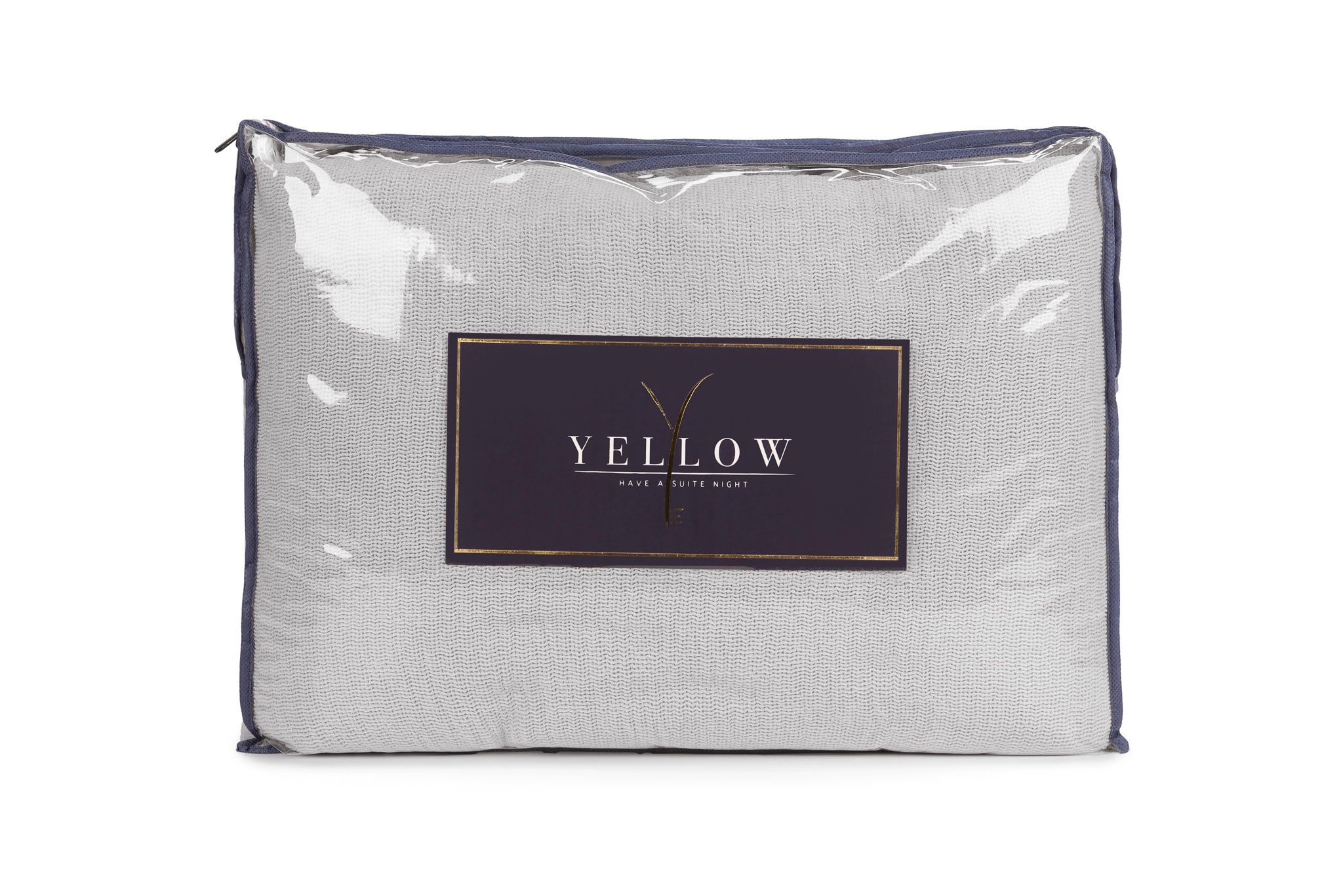 Yellow bedsprei ICA Vapor Grey katoen