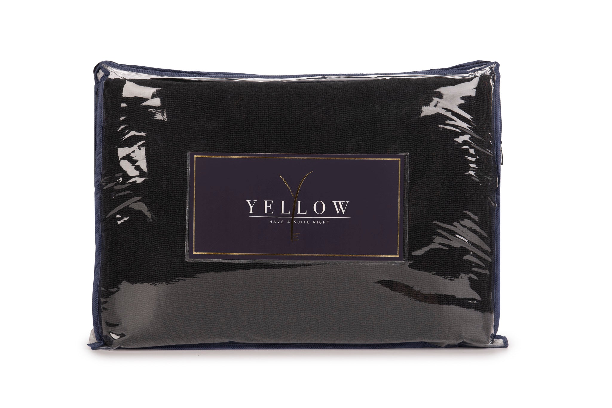 Yellow bedsprei ICA Panthom Black katoen
