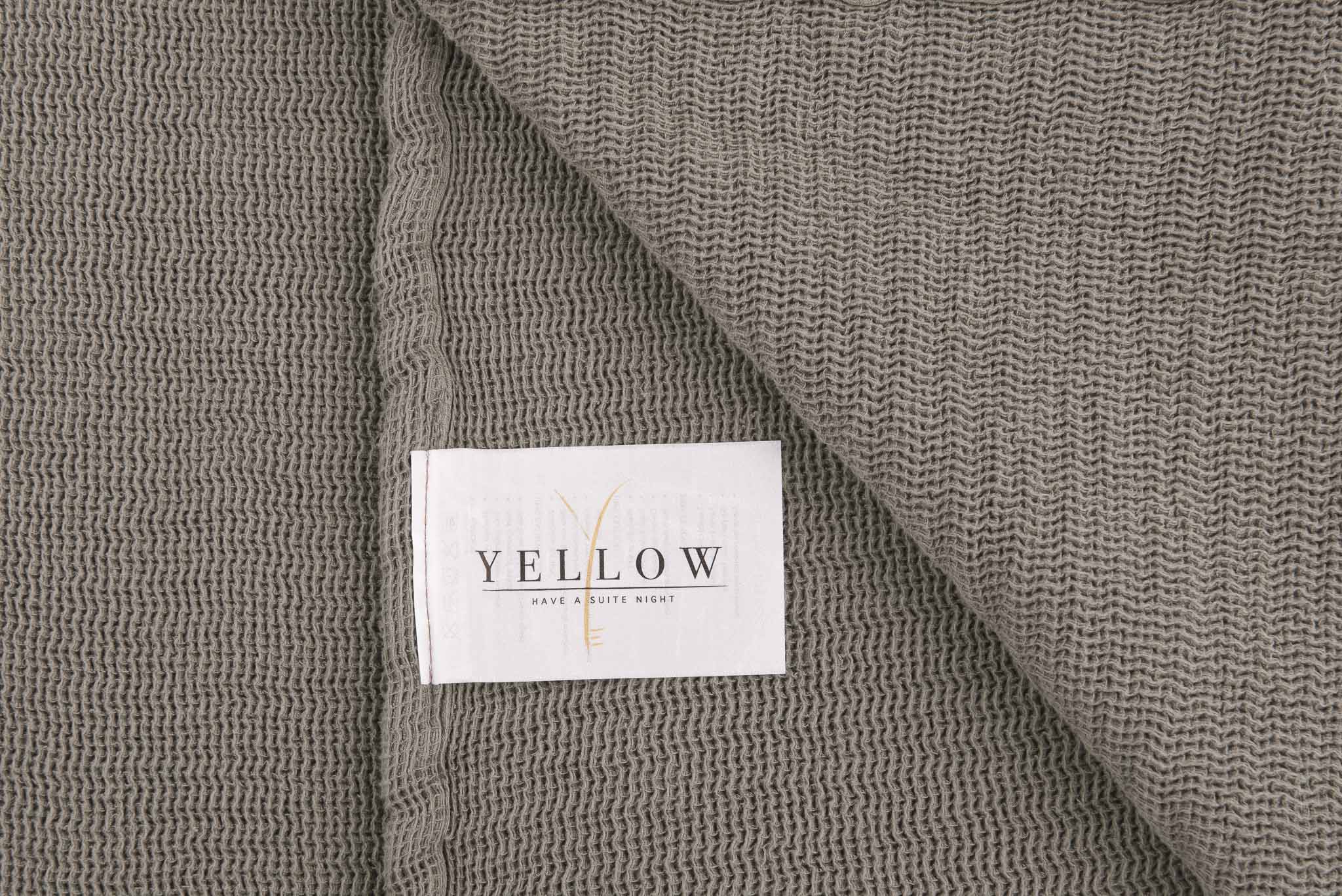 Yellow plaid ICA Desert Taupe katoen