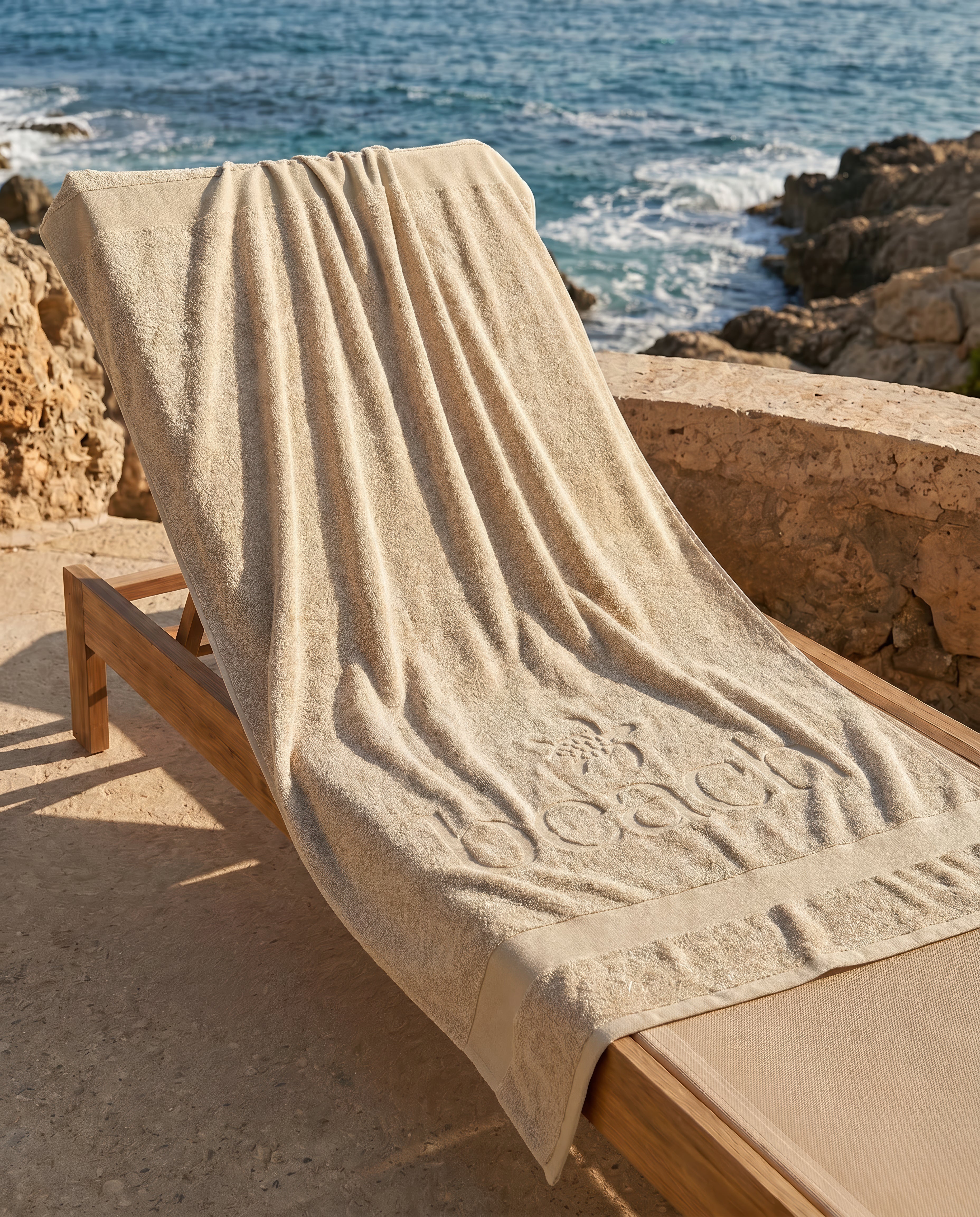 Zo Home strandlaken Turtle Beach Natural
