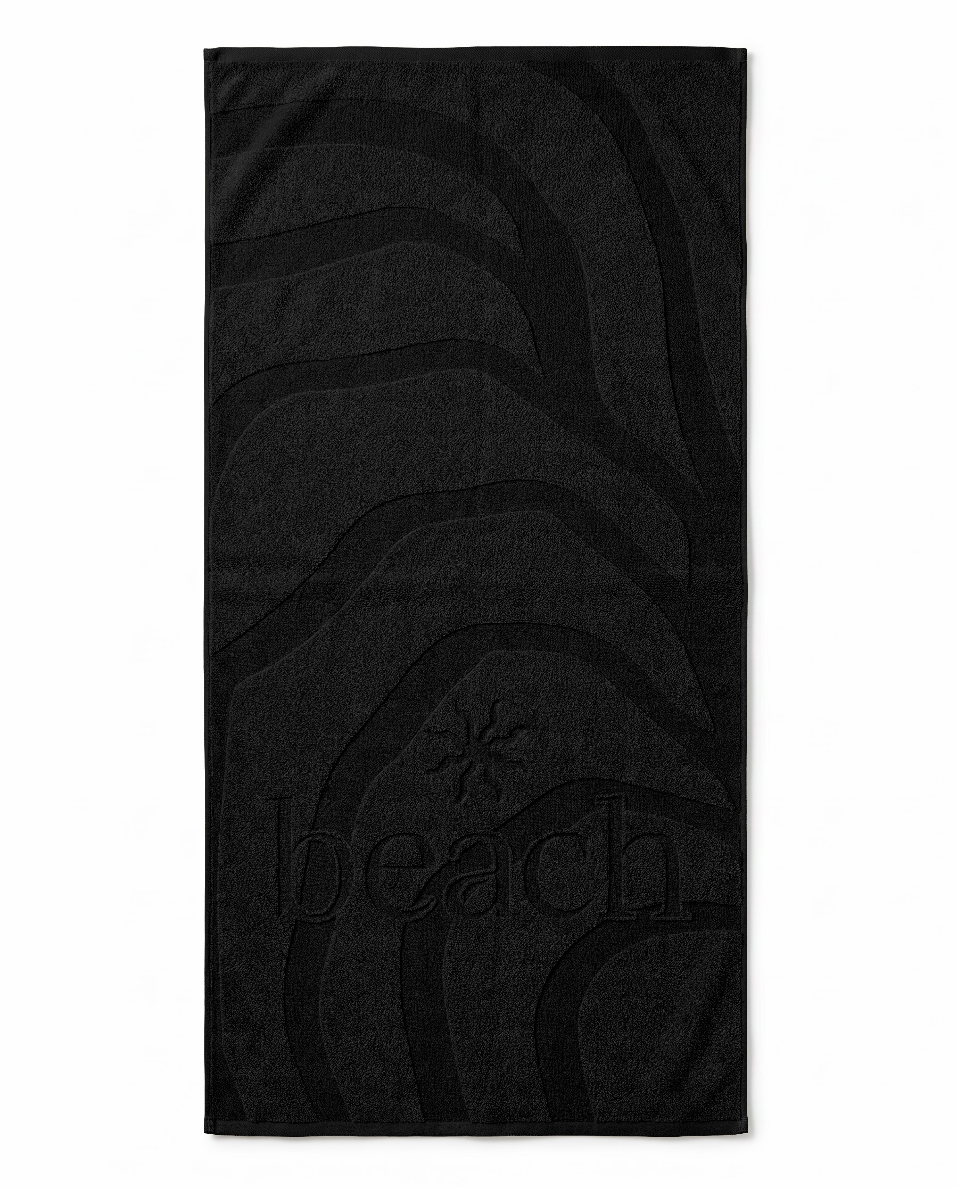 Zo Home strandlaken Lazy Beach Black