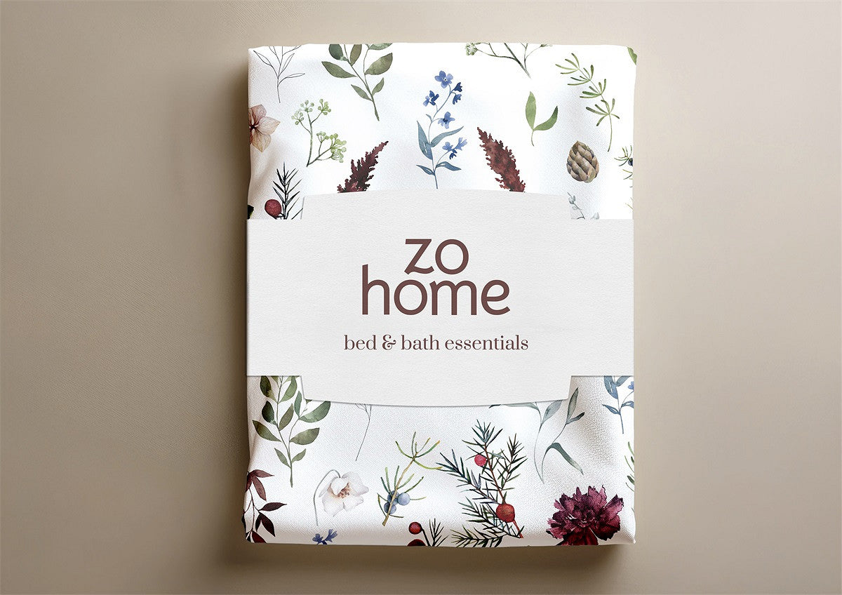 Zo Home Housse de Couette Flanelle Céleste