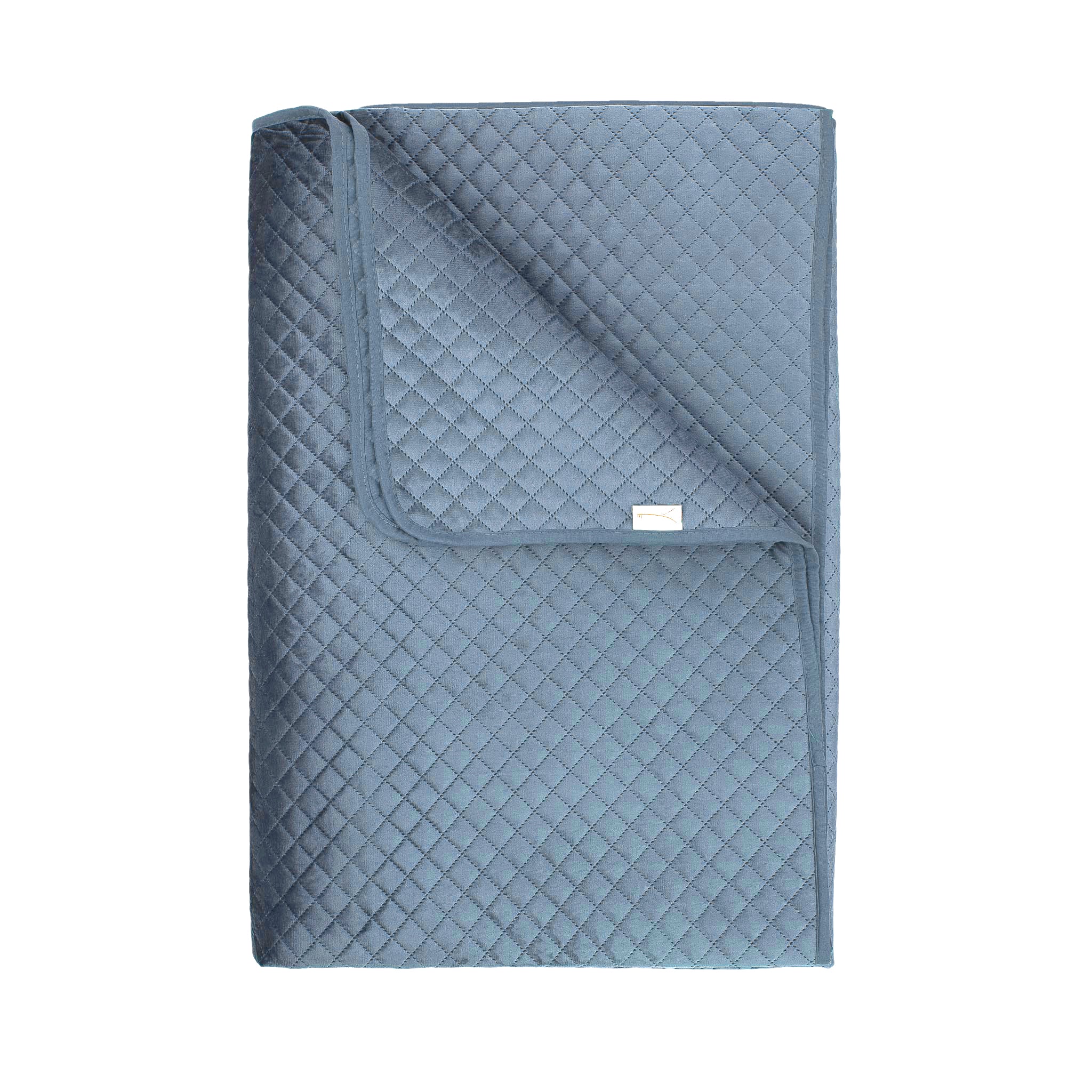 Yellow bedsprei Victoria Dusk Blue polyester
