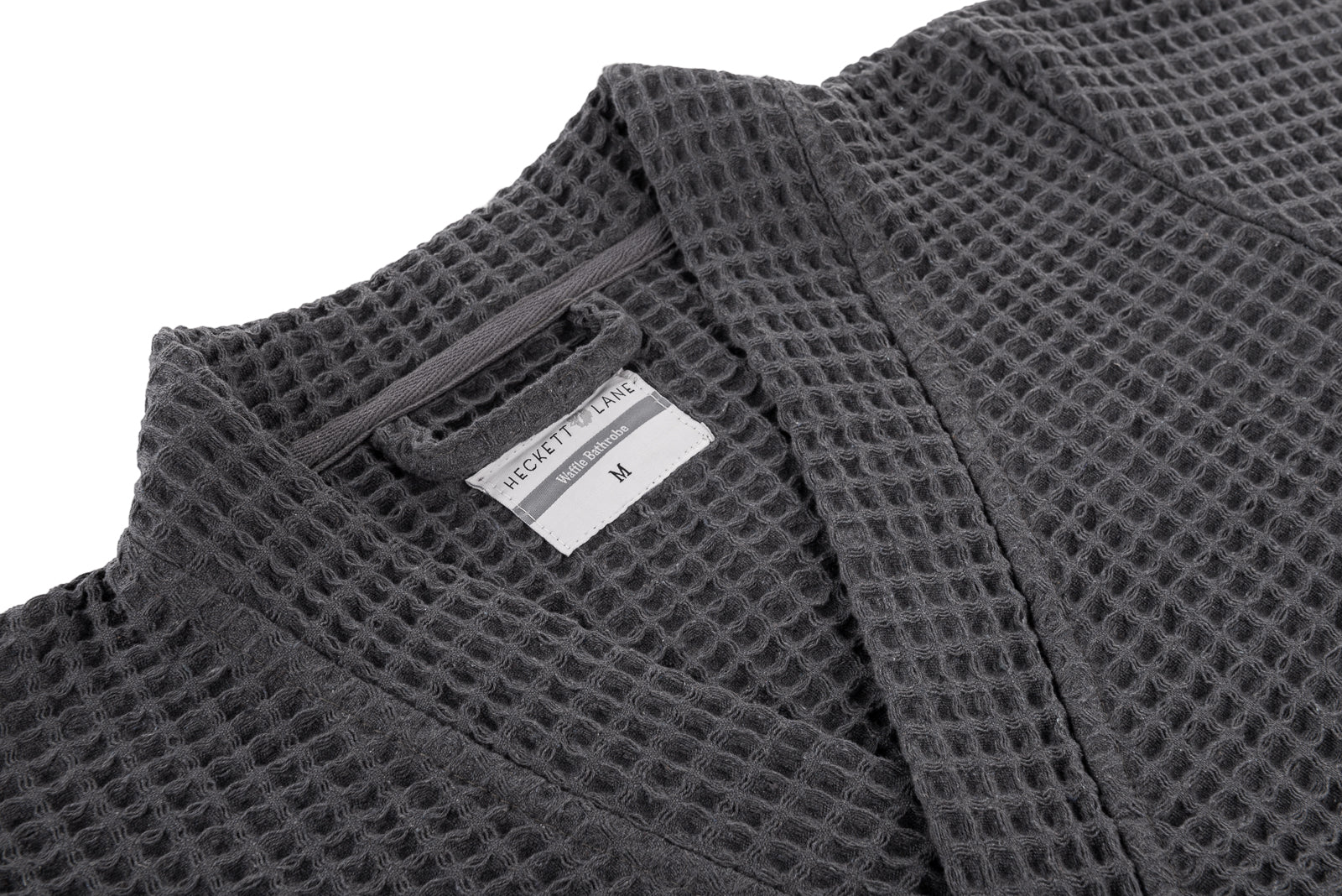 Heckettlane badjas Wafel Steel Grey