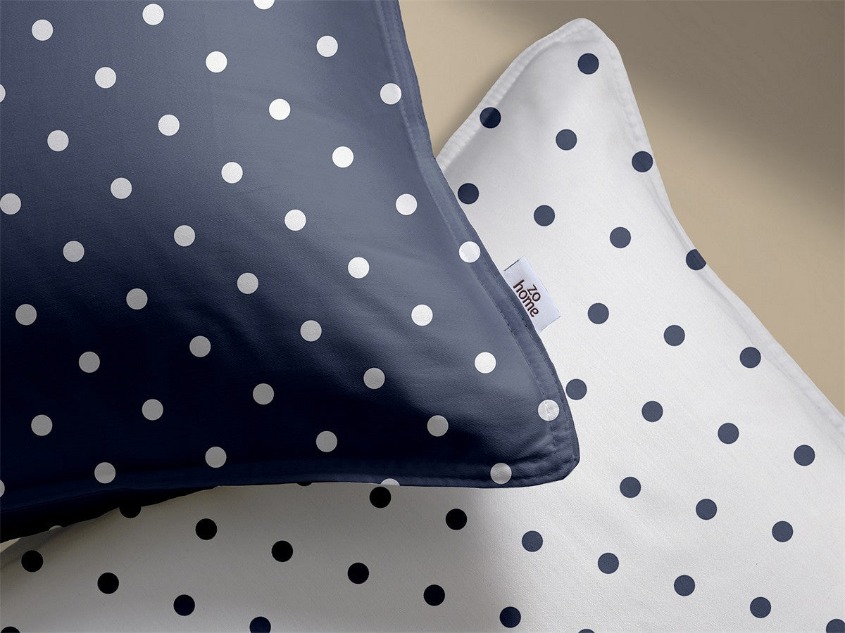 Zo Home Dekbedovertrek Katoen Punta di Cotone Martitime Blue