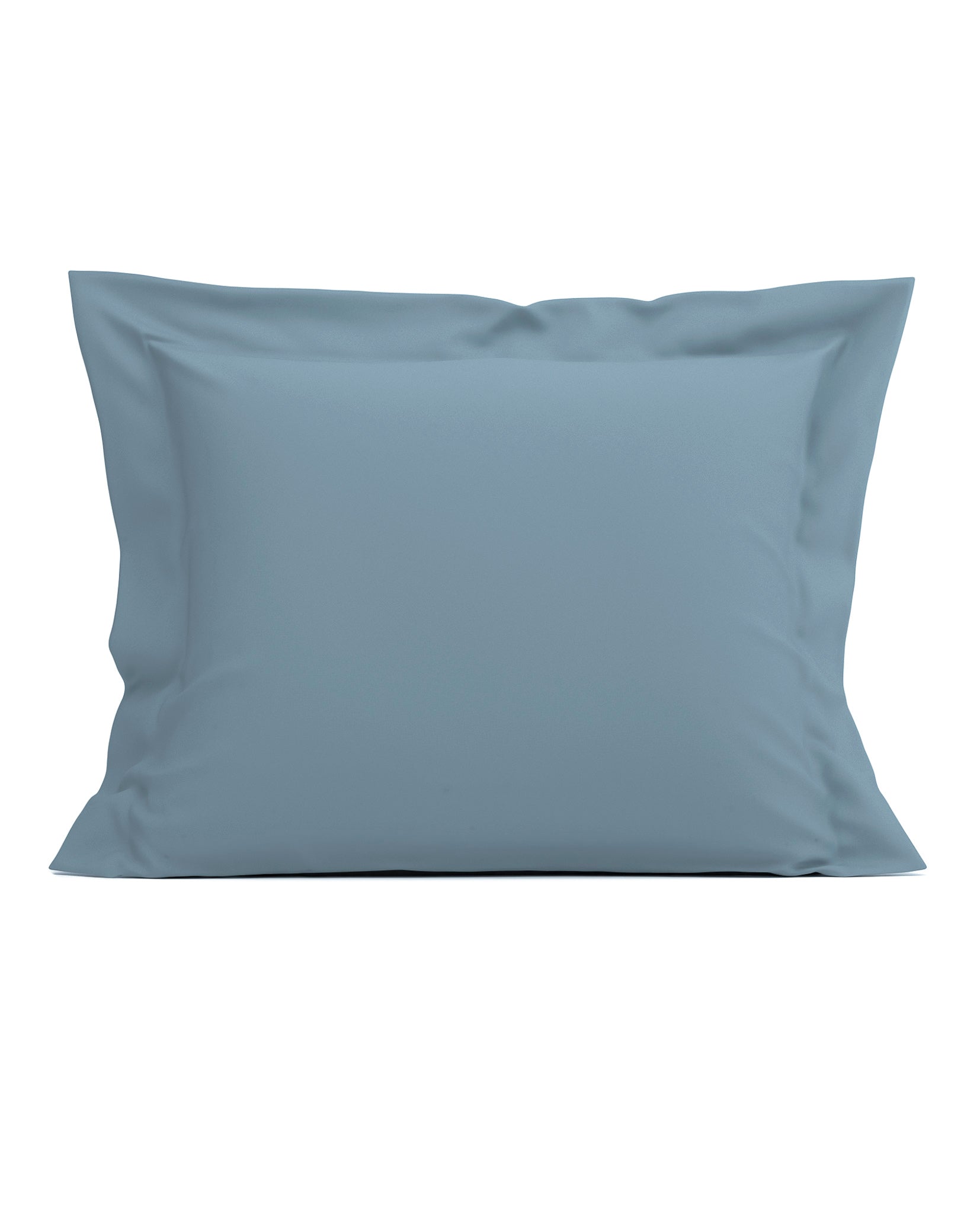 Heckettlane kussensloop Elementi Colonial Blue satijn