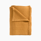 Heckettlane bedsprei Wafel Golden Yellow katoen