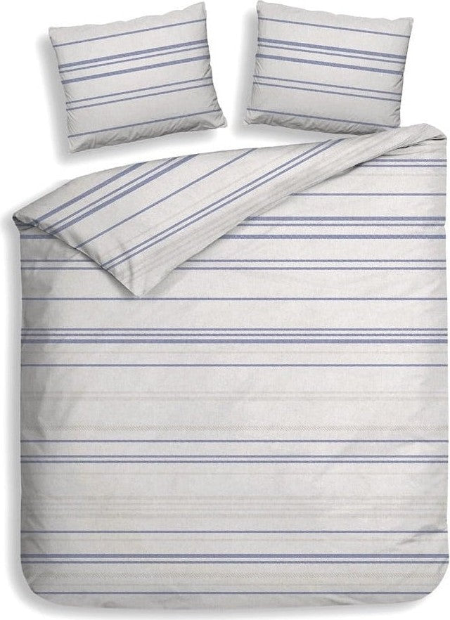 Housse de couette Heckettlane en flanelle Mattia Grey