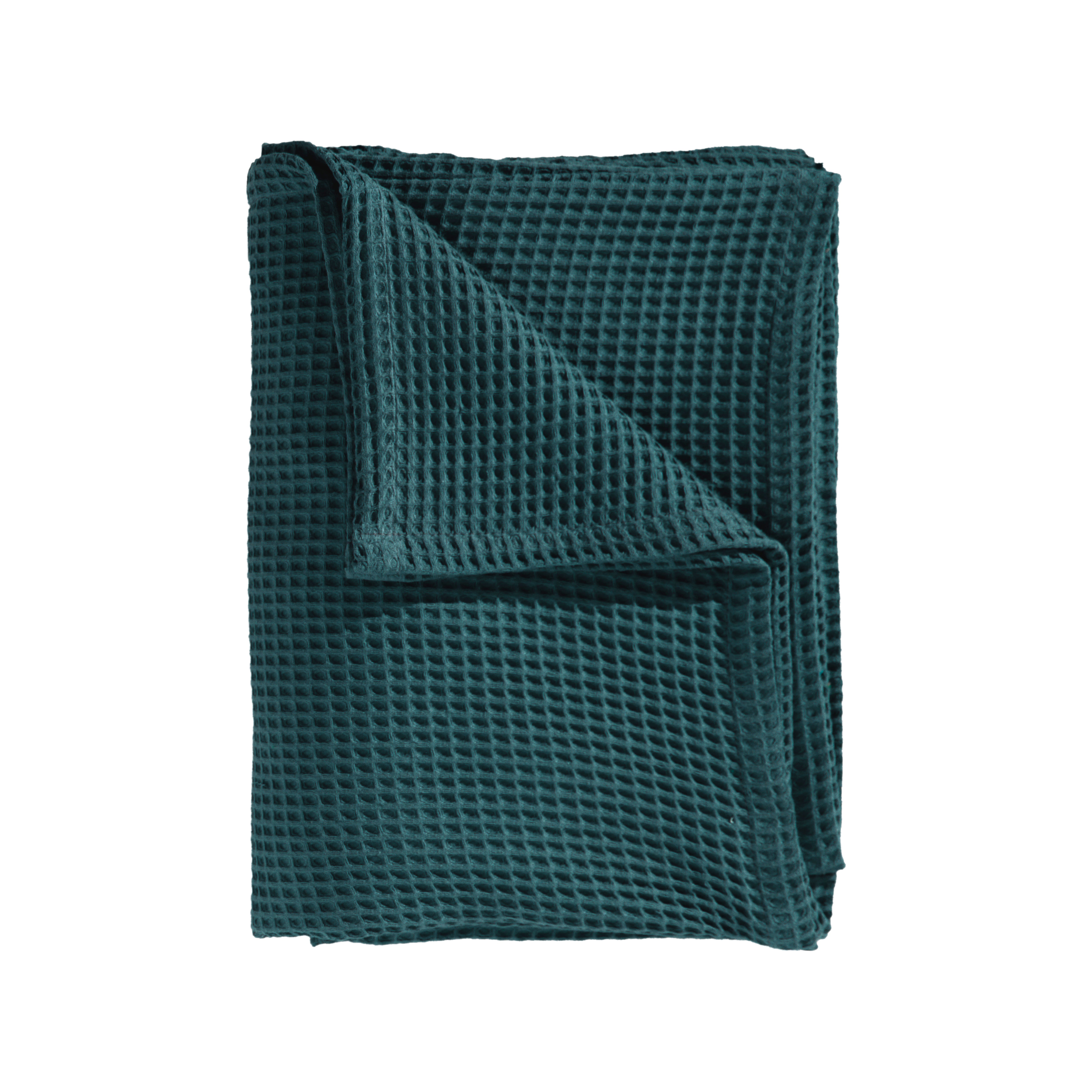Heckettlane bedsprei Wafel Army Green katoen