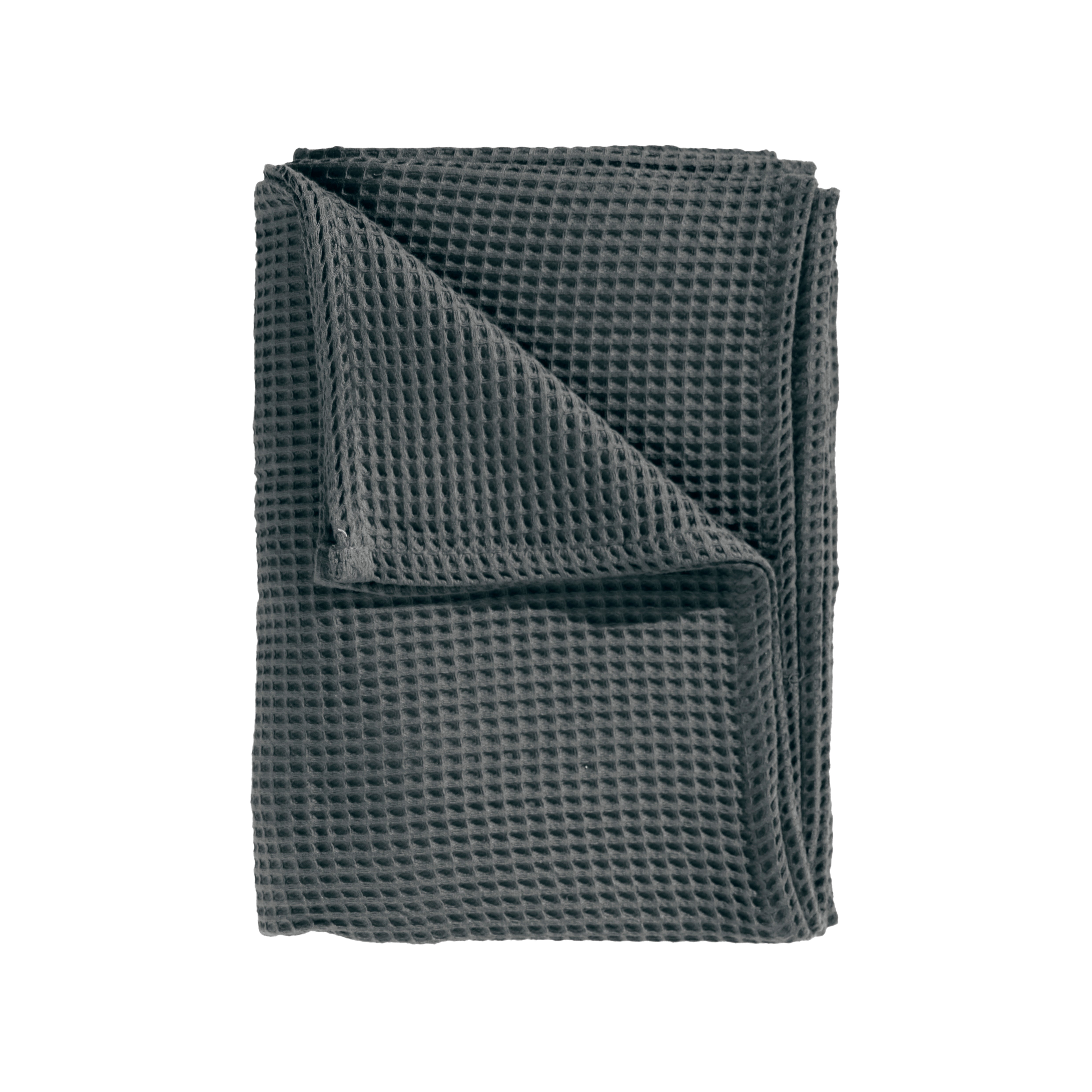 Heckettlane bedsprei Wafel Steel Grey katoen