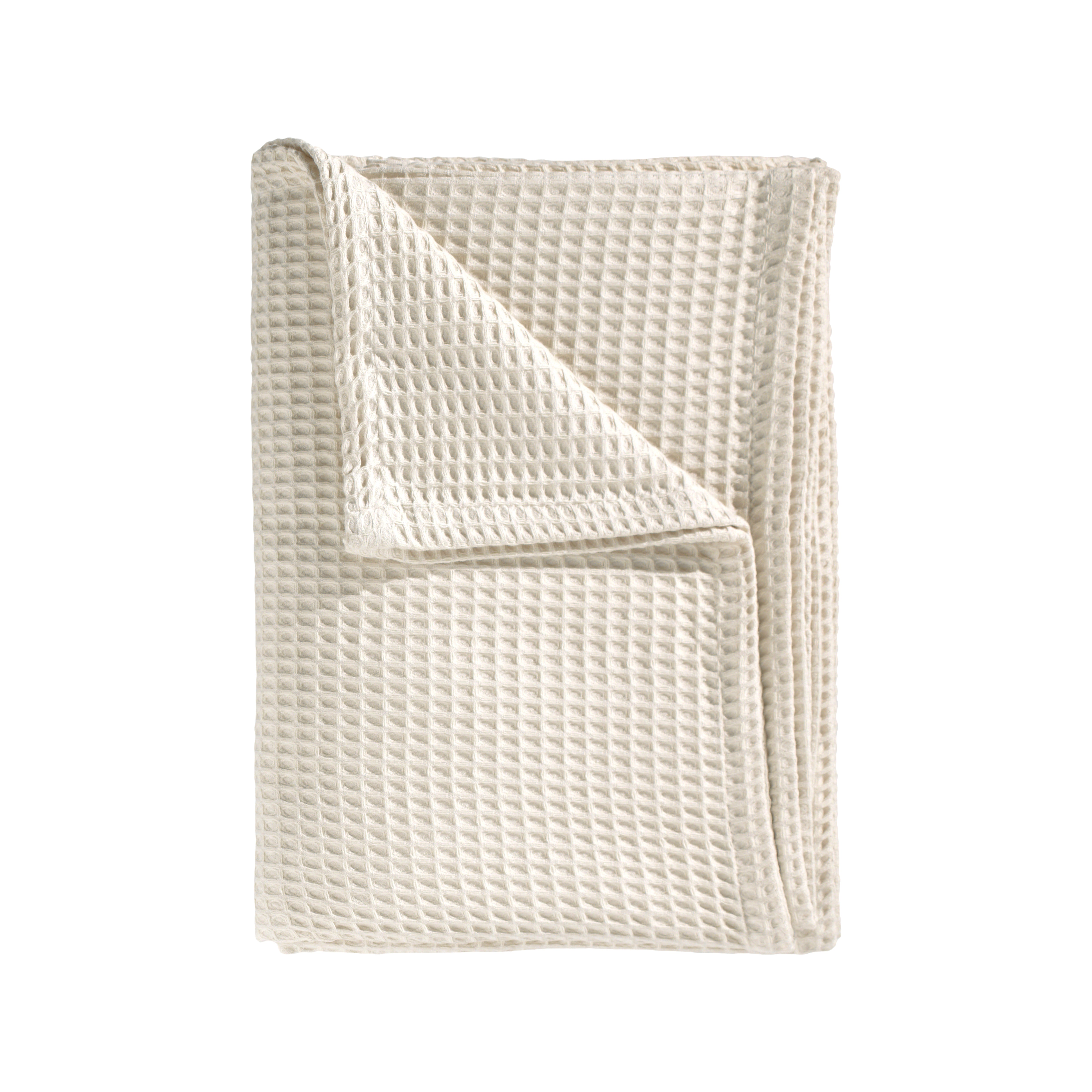 Heckettlane bedsprei Wafel Ivory White katoen