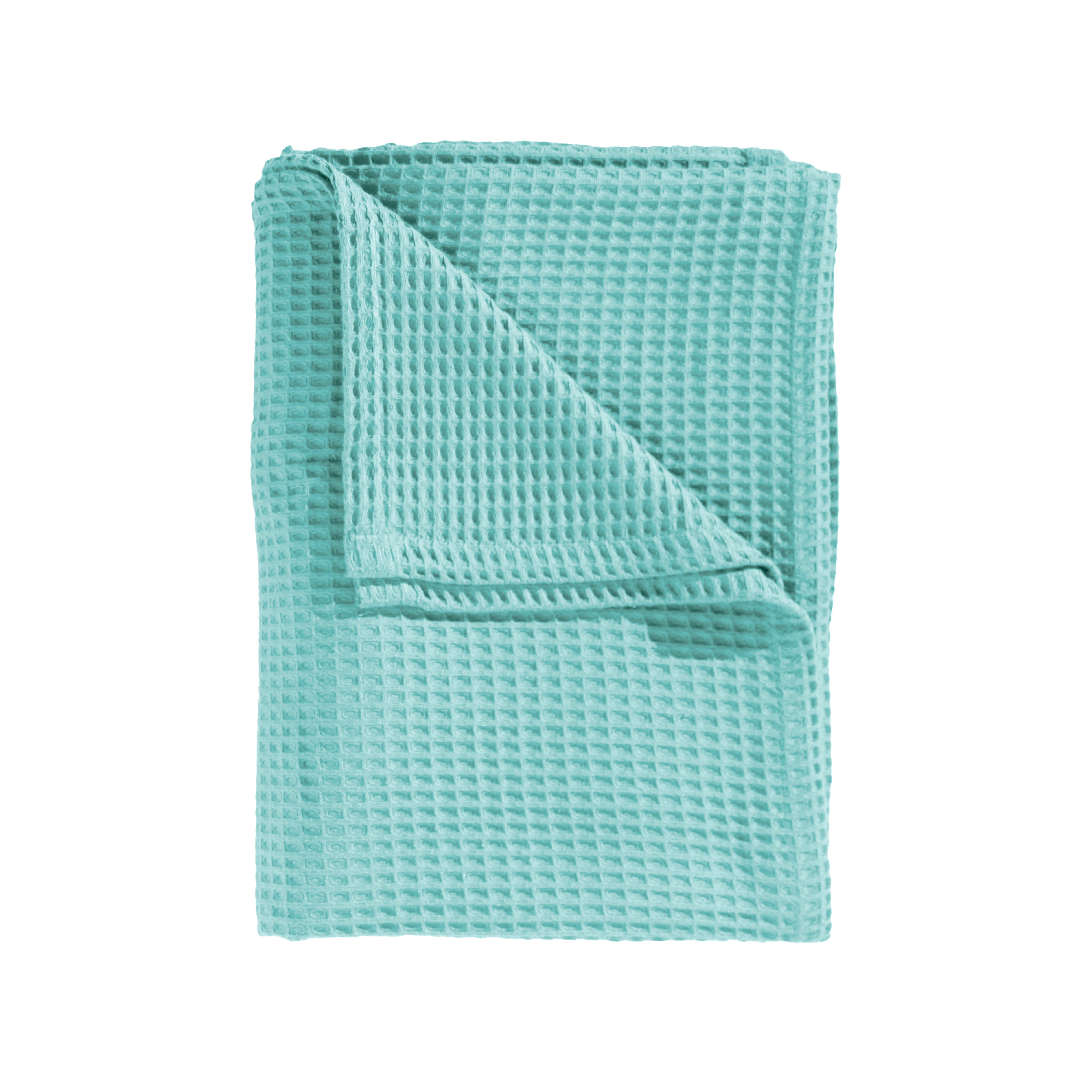 Heckettlane bedsprei Wafel Sea Green katoen