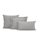 Heckettlane kussensloop Elementi Glacier Grey satijn