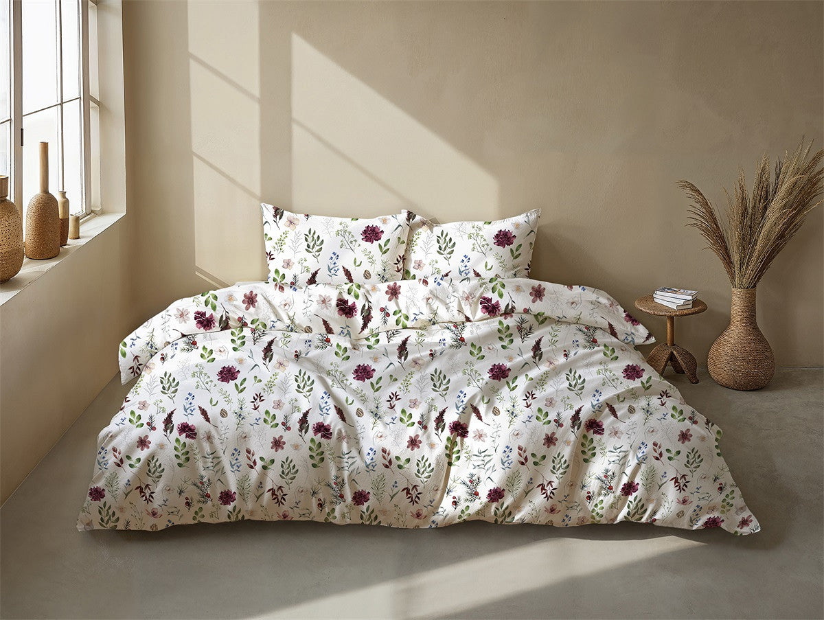 Zo Home Housse de Couette Flanelle Céleste