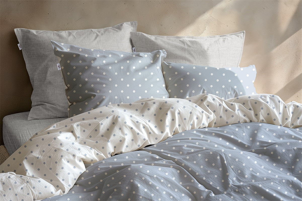 Zo Home Dekbedovertrek Katoen Punta di Cotone Powder Blue