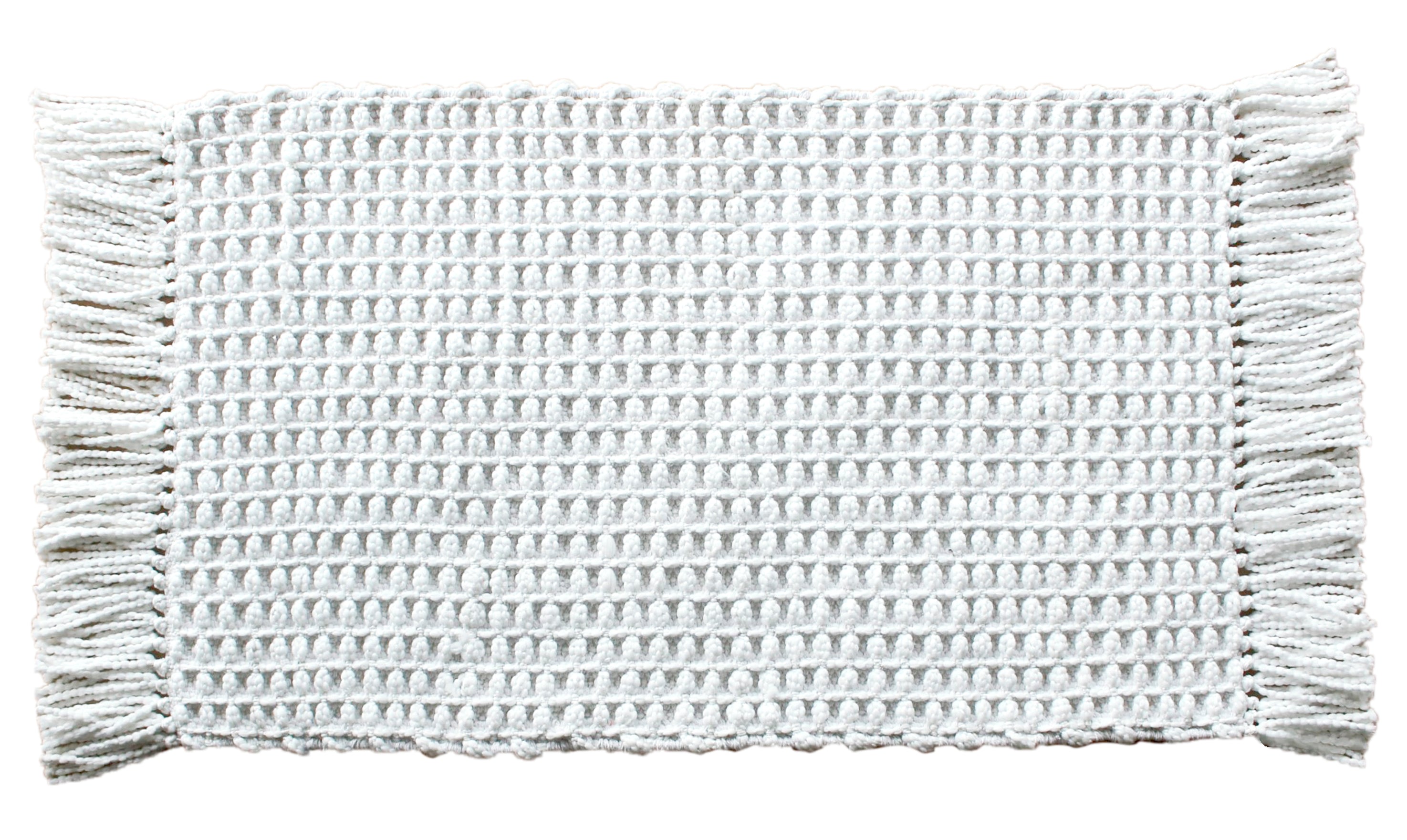 Heckettlane badmat Madras White