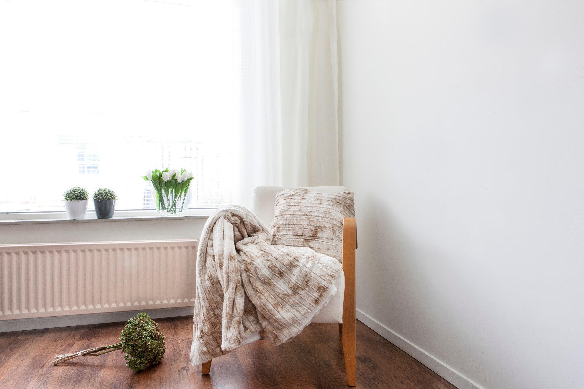 Zo Home plaid Famous Beige polyester