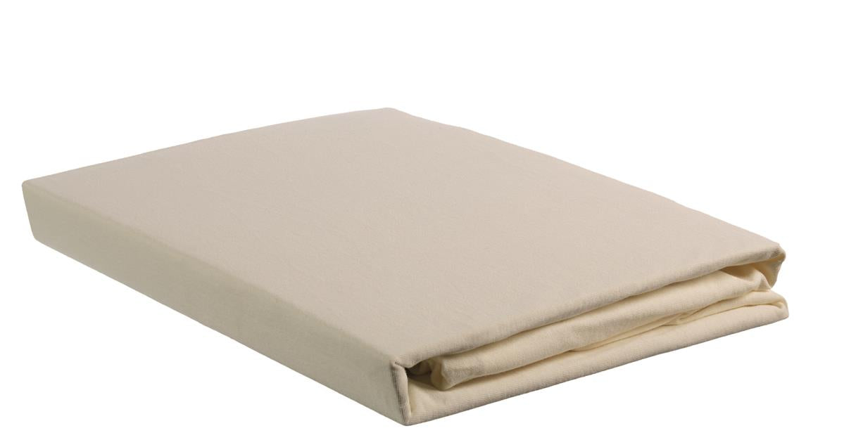 Beddinghouse split topper hoeslaken jersey naturel