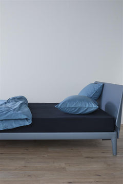 Beddinghouse Drap-housse pour surmatelas Jersey Bleu marine