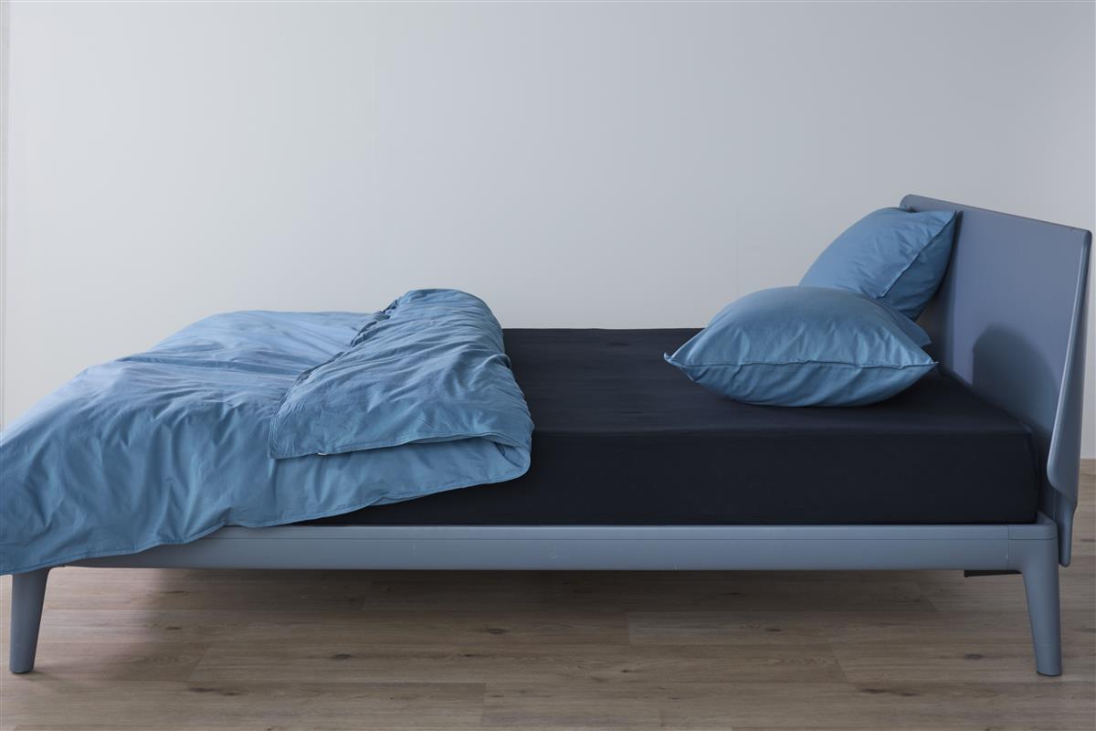 Beddinghouse split topper hoeslaken jersey marine blauw