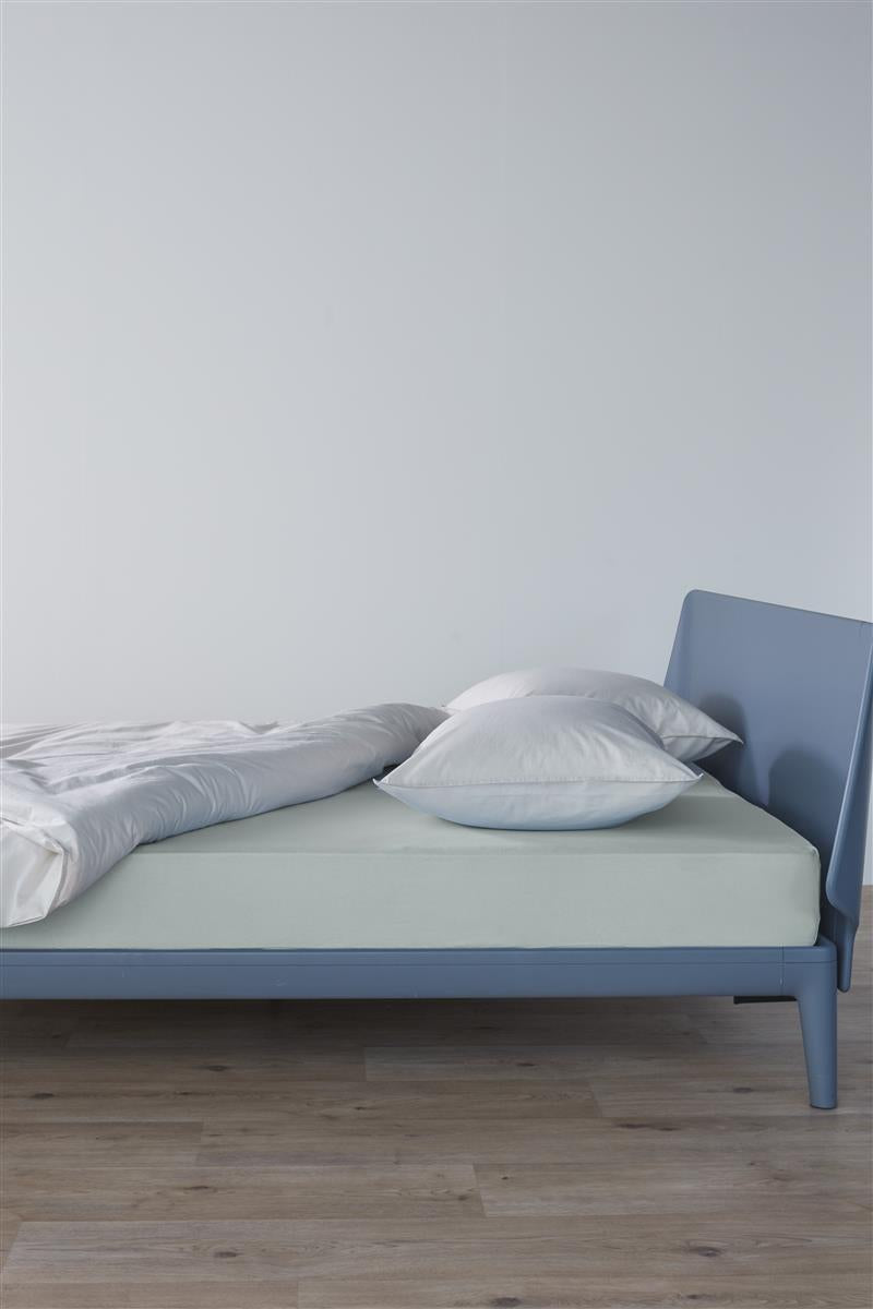 Beddinghouse split topper hoeslaken jersey licht blauw
