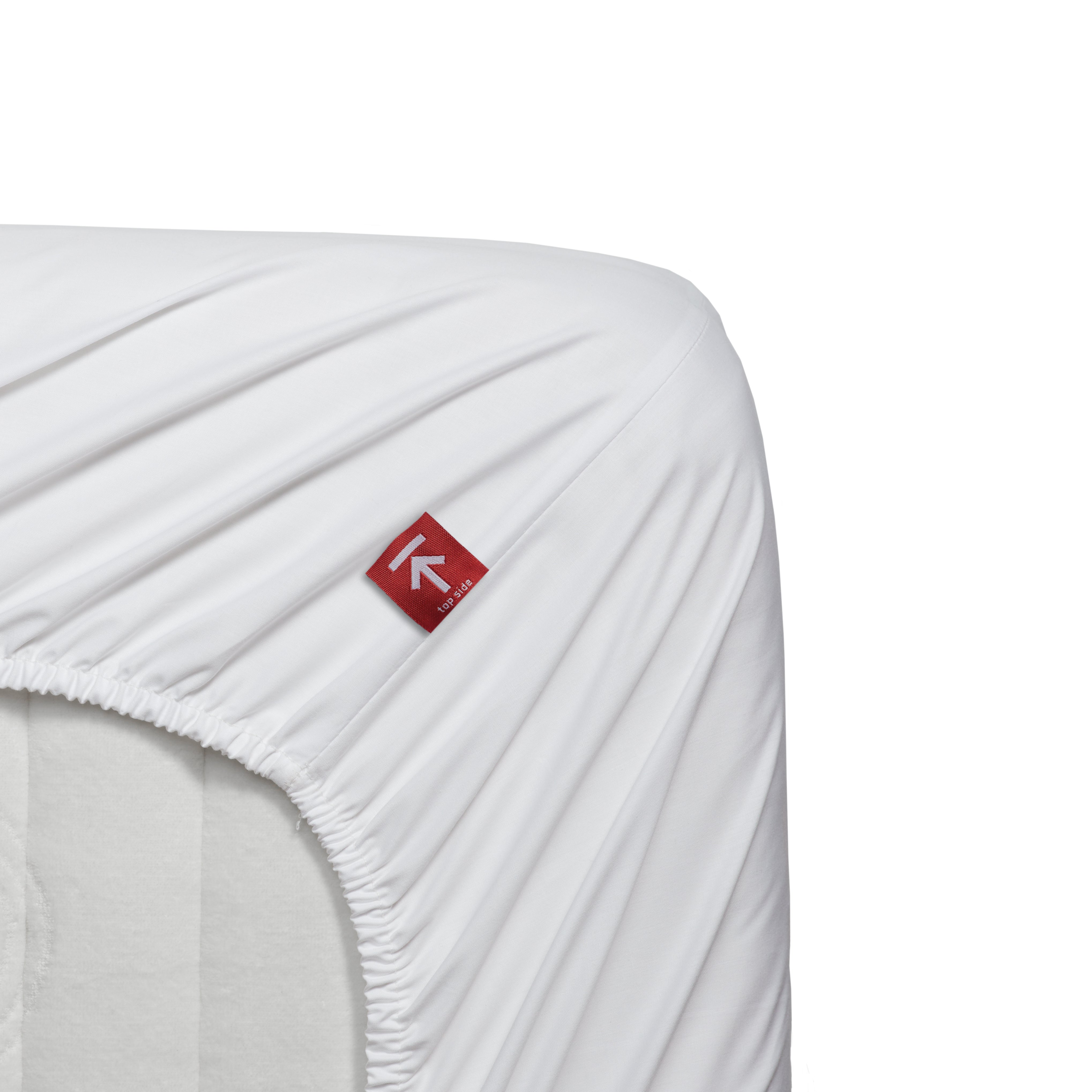Beddinghouse split topper hoeslaken katoen percale wit