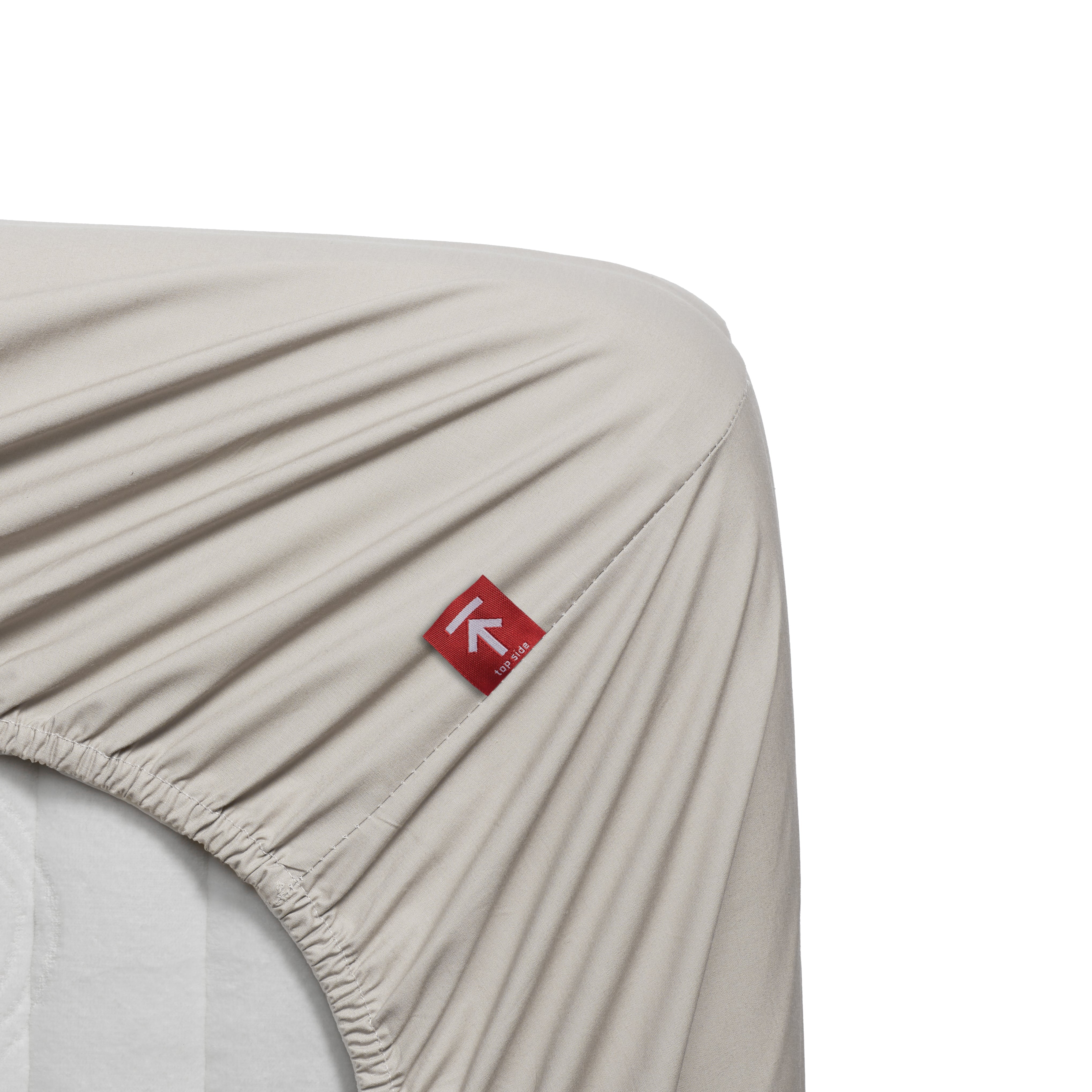 Beddinghouse hoeslaken katoen percale naturel
