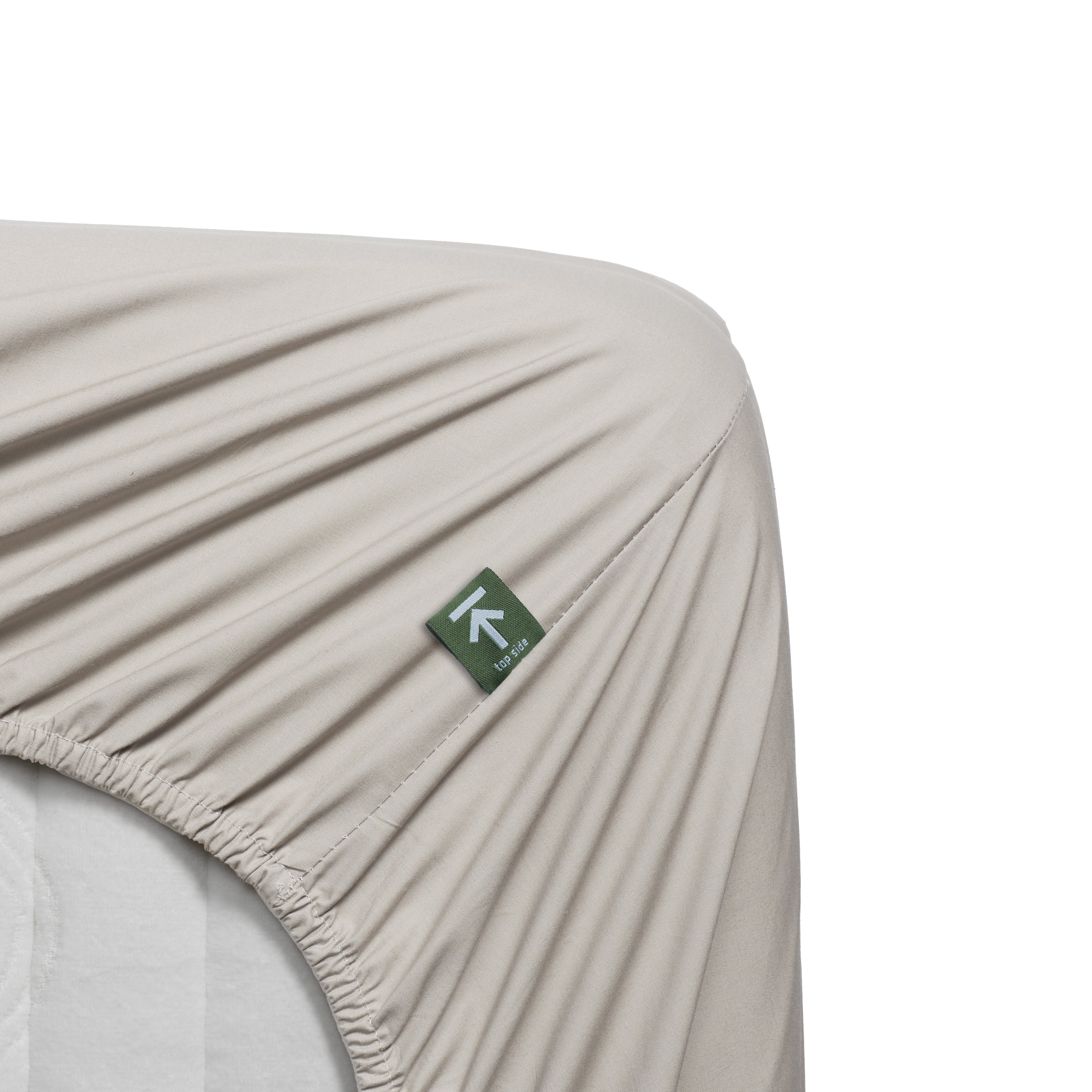 Beddinghouse hoeslaken katoen percale naturel