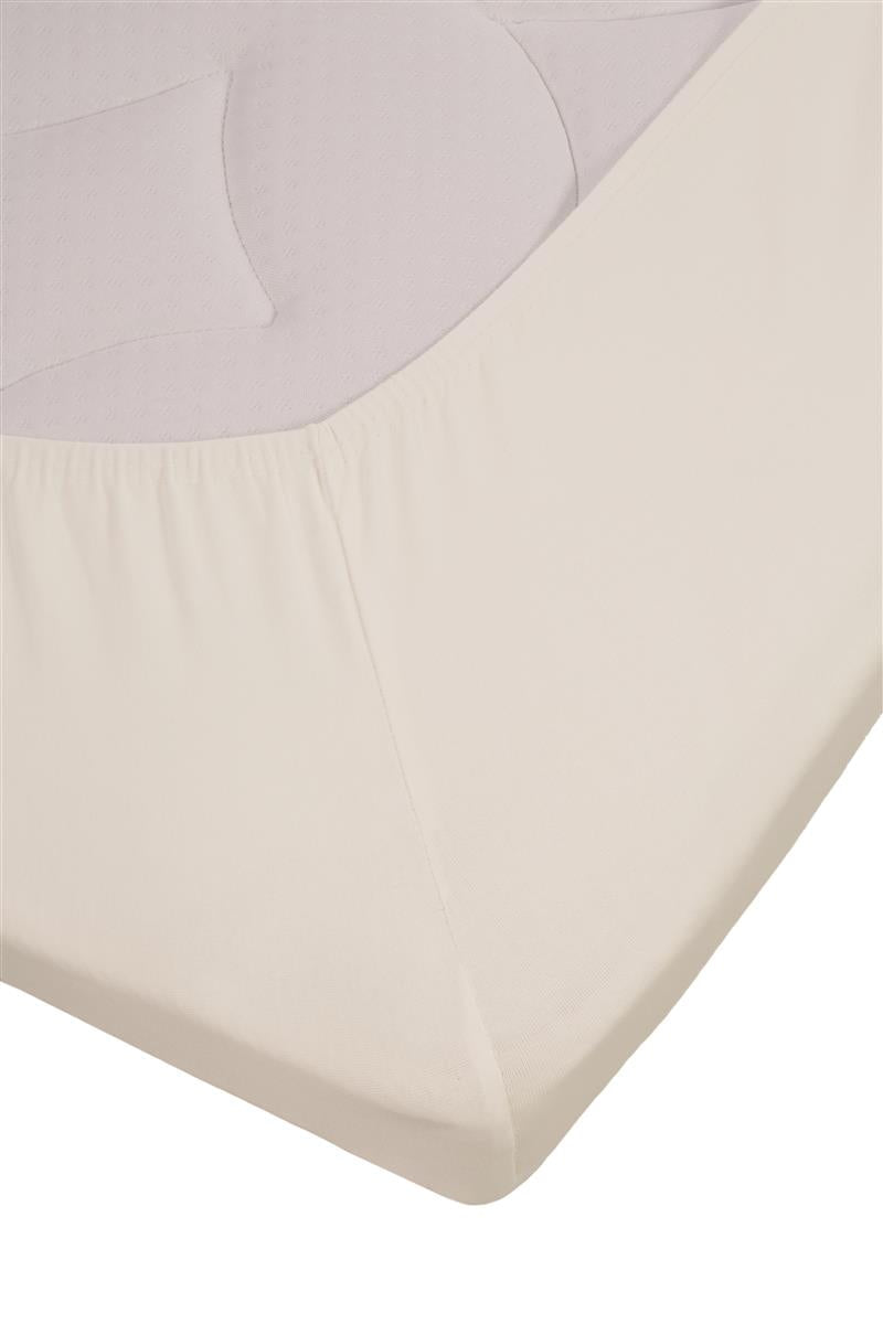 Beddinghouse split topper hoeslaken jersey stretch off-white