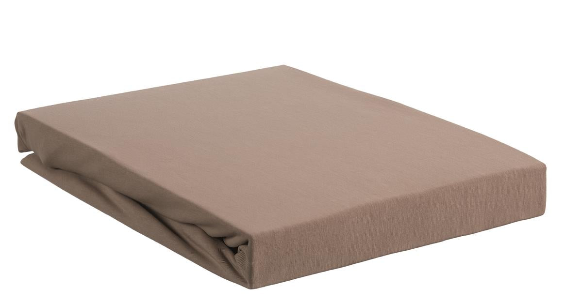 Beddinghouse split topper hoeslaken jersey stretch taupe