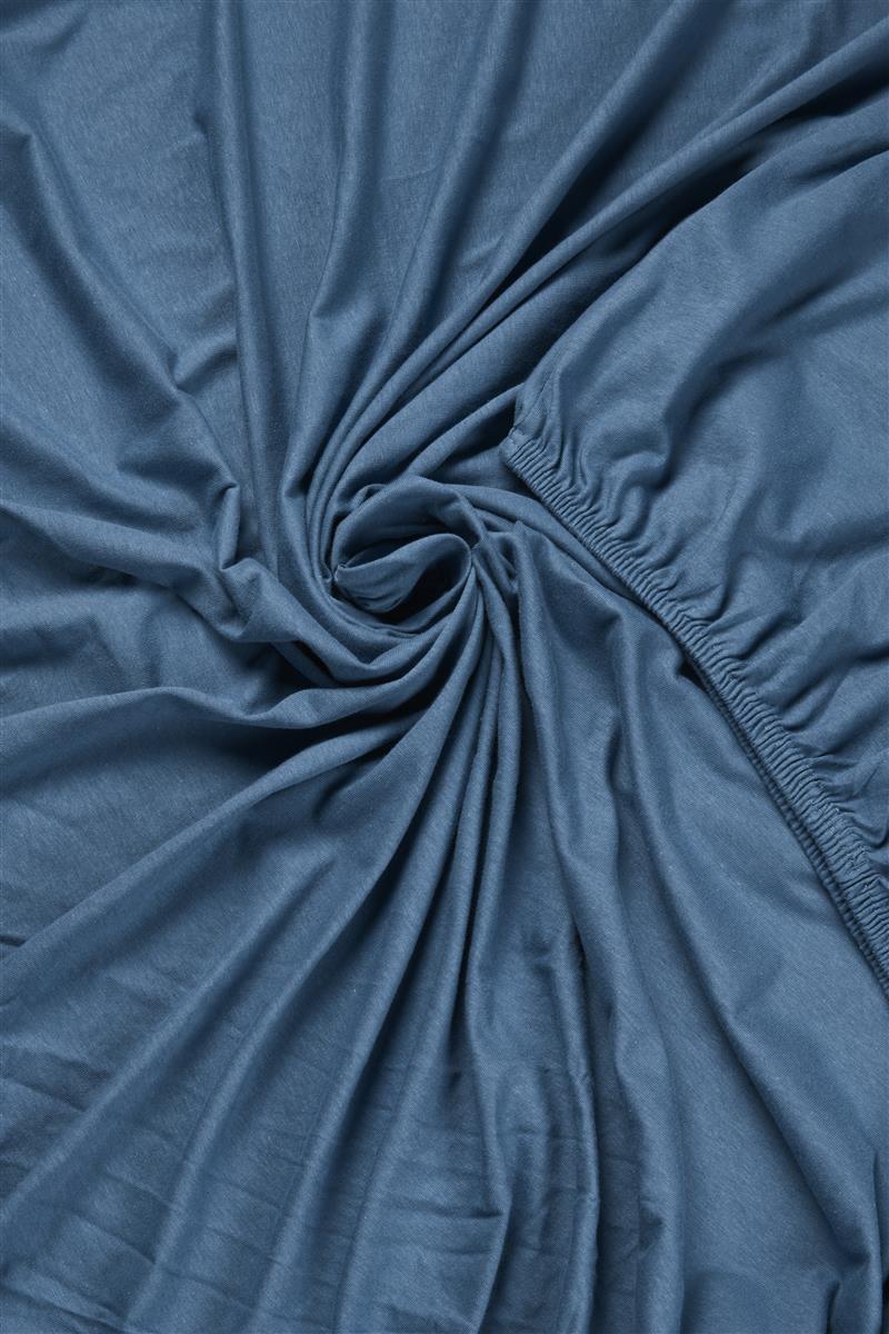 Beddinghouse split topper hoeslaken jersey blauw