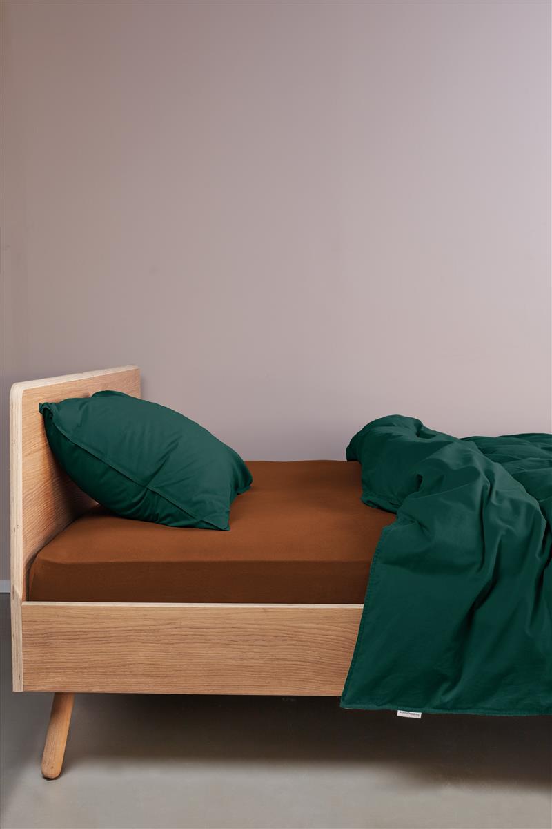 Beddinghouse split topper hoeslaken jersey terra