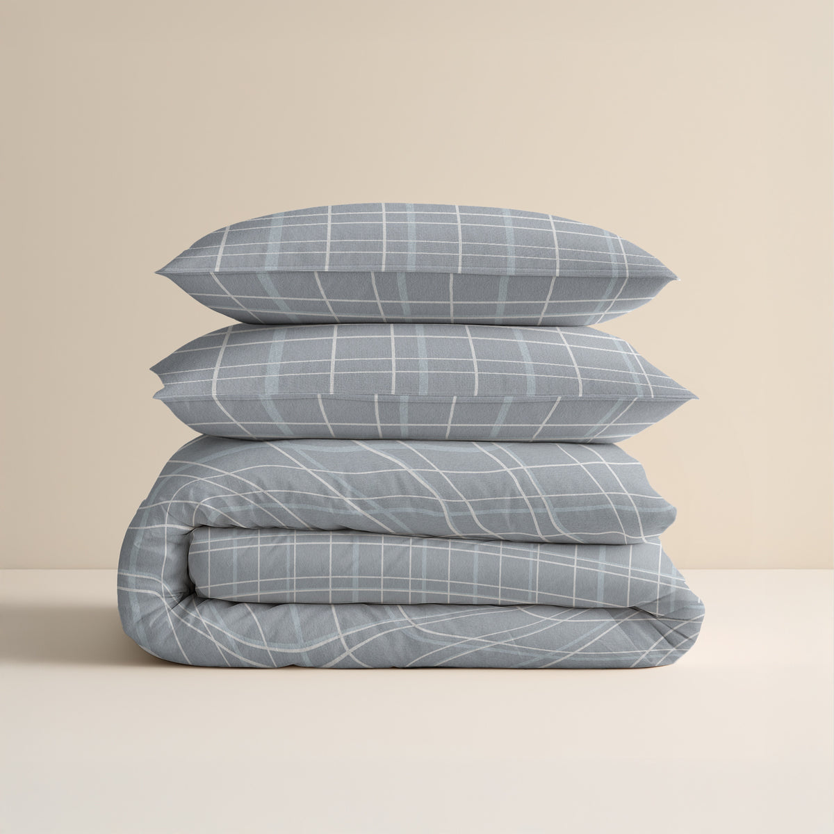 Sleeptime Dekbedovertrek Flanel Seva Blauw