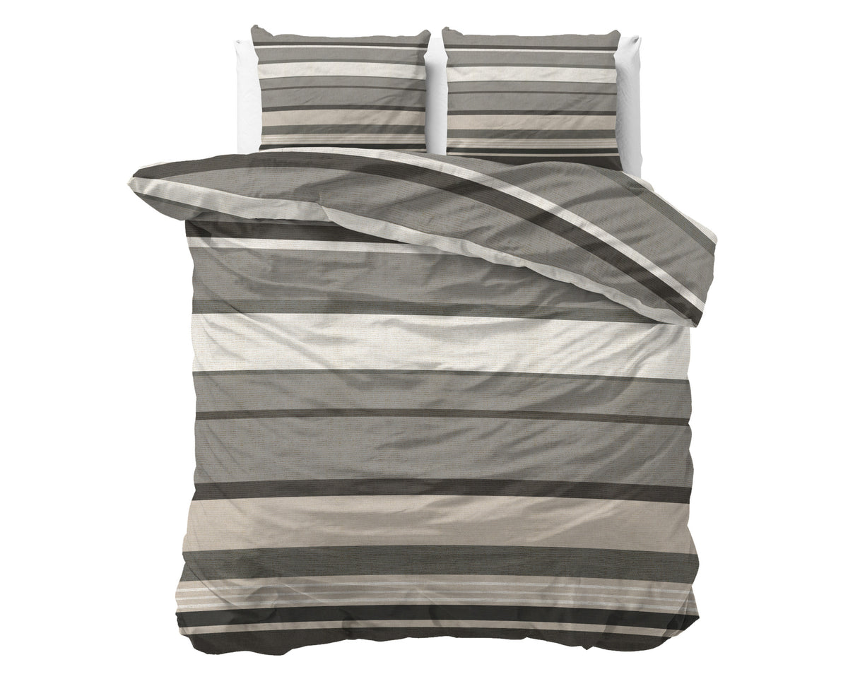 Sleeptime Dekbedovertrek Flanel Zuma Taupe