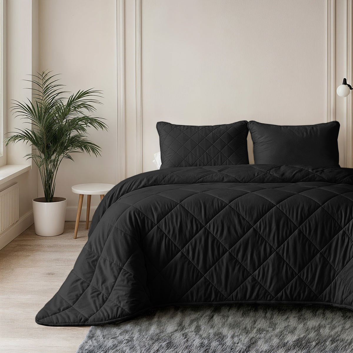 Sleeptime lazy dekbed Uni Zwart