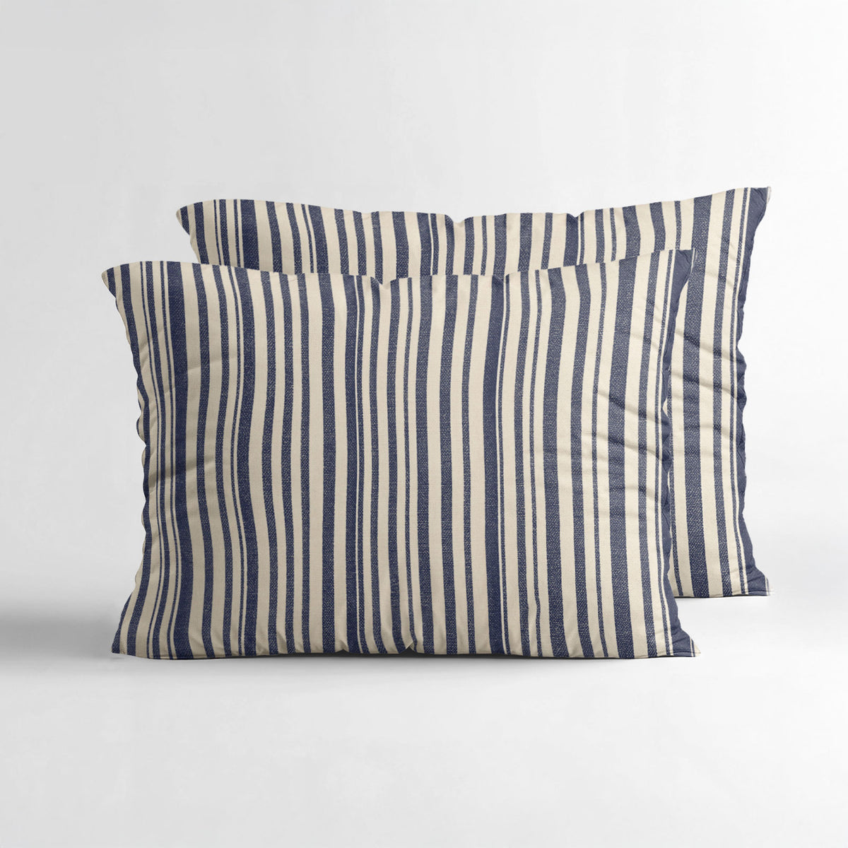 Sleeptime kussenslopen Katoen Stripy Beige/Blauw