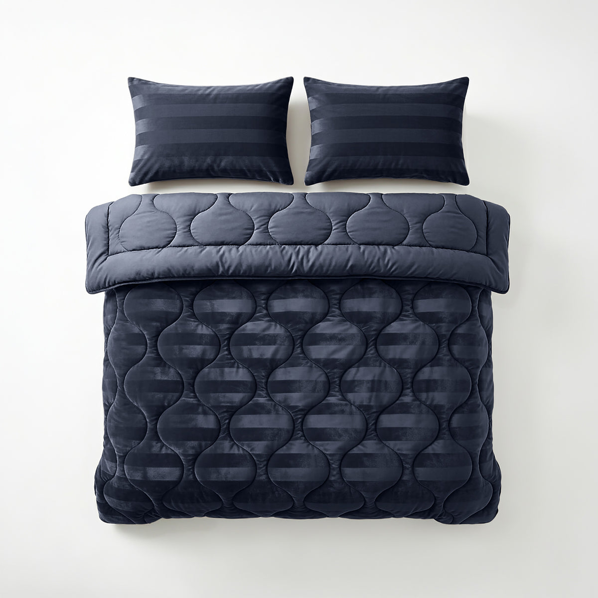 Sleeptime lazy dekbed Hotel Velvet Navy