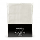 Sleeptime kussenslopen Ruffles Gebroken Wit
