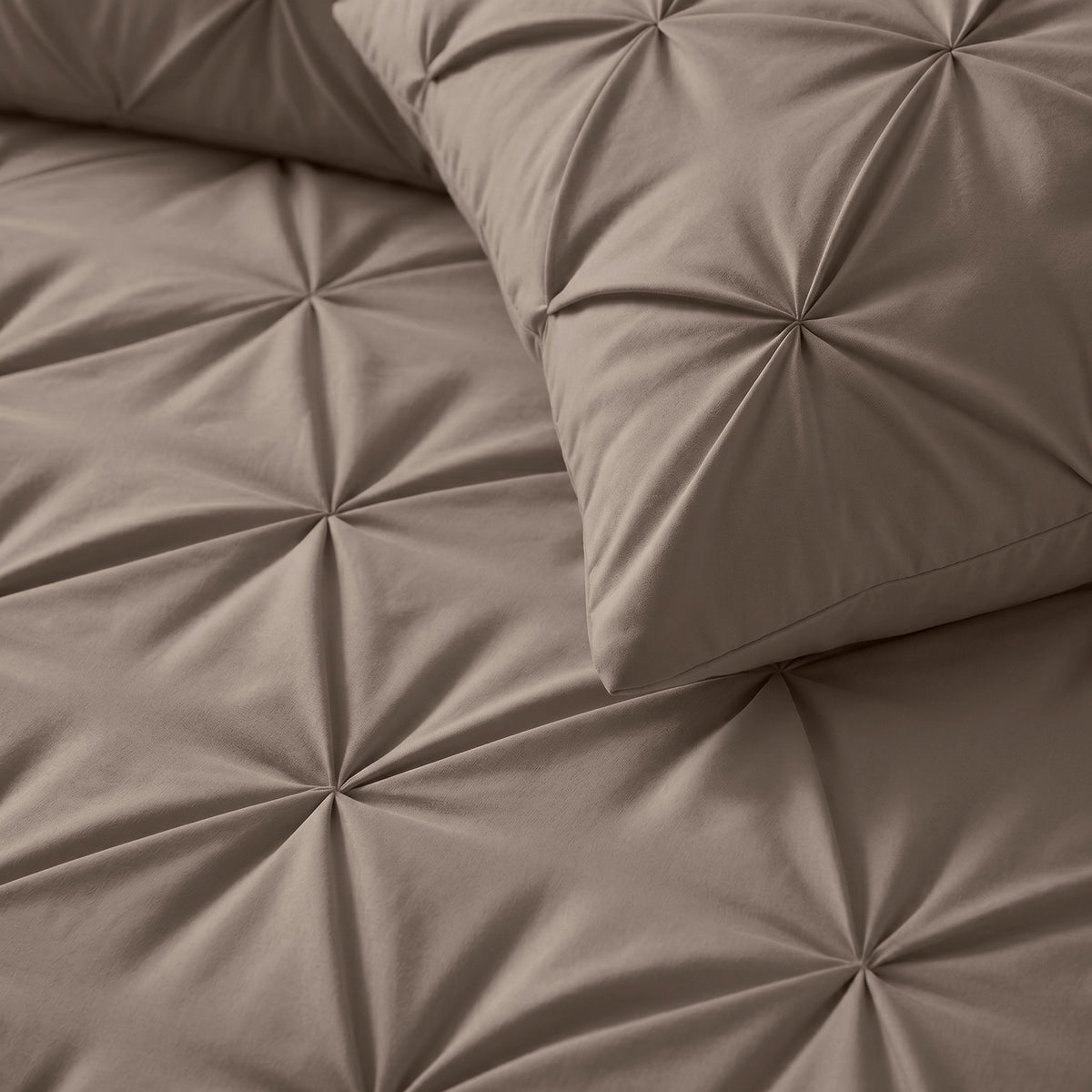 Sleeptime kussenslopen Pintuck Taupe