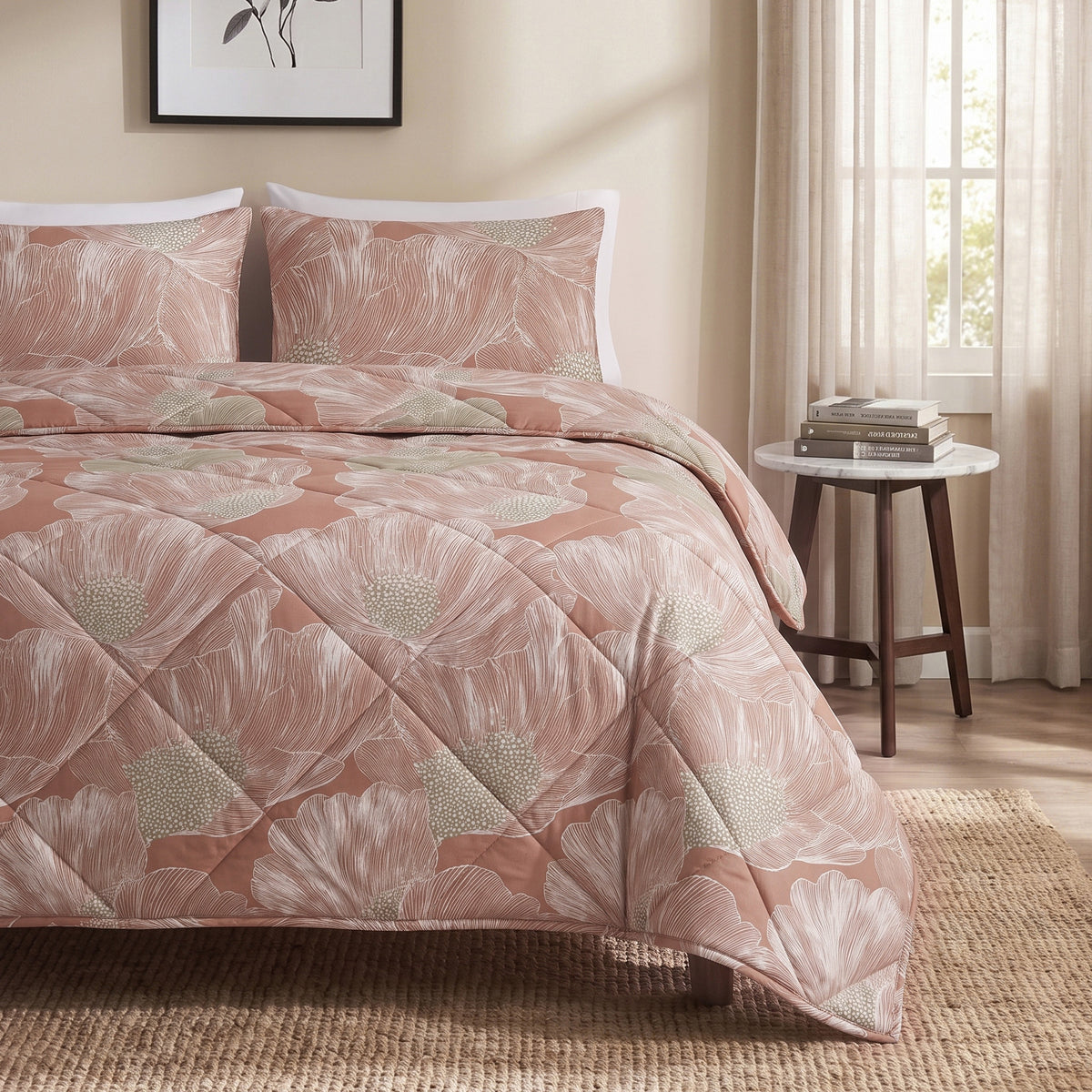 Dreamhouse lazy dekbed Veer Terracotta