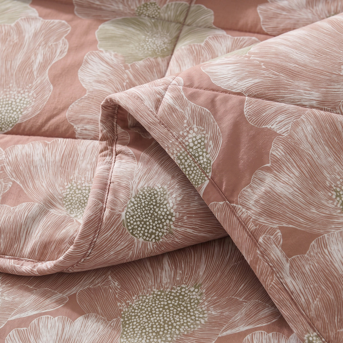 Dreamhouse lazy dekbed Veer Terracotta
