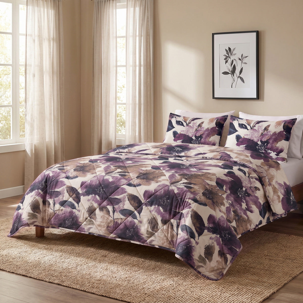 Dreamhouse lazy dekbed Lena Paars