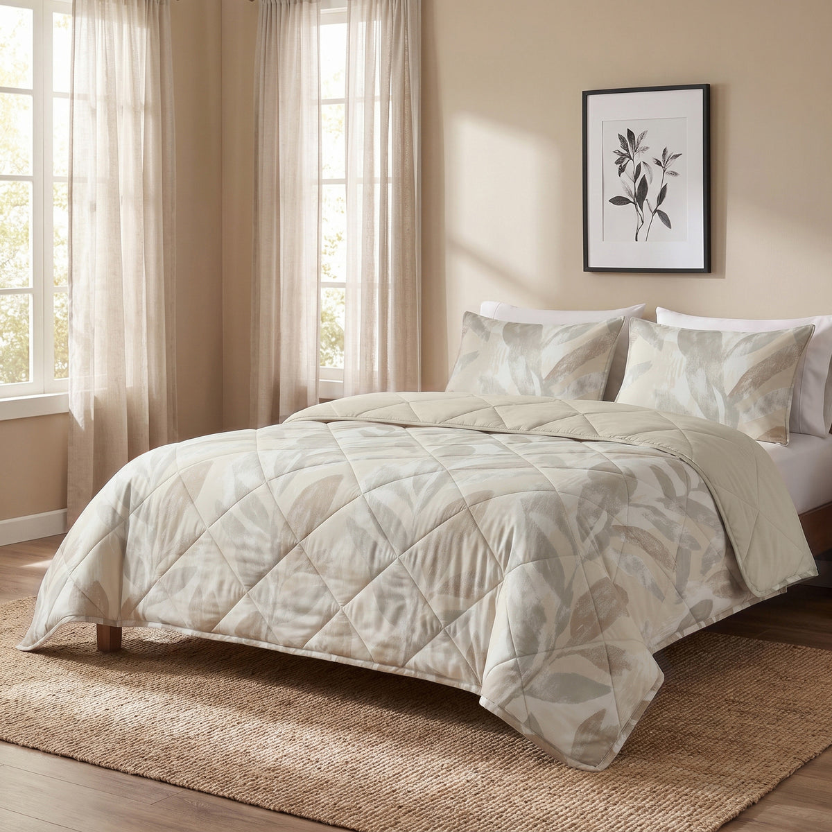 Dreamhouse lazy dekbed Gacho Taupe