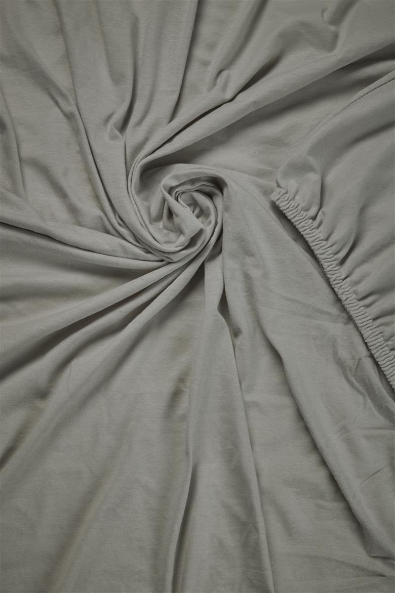 Beddinghouse split topper hoeslaken jersey licht grijs