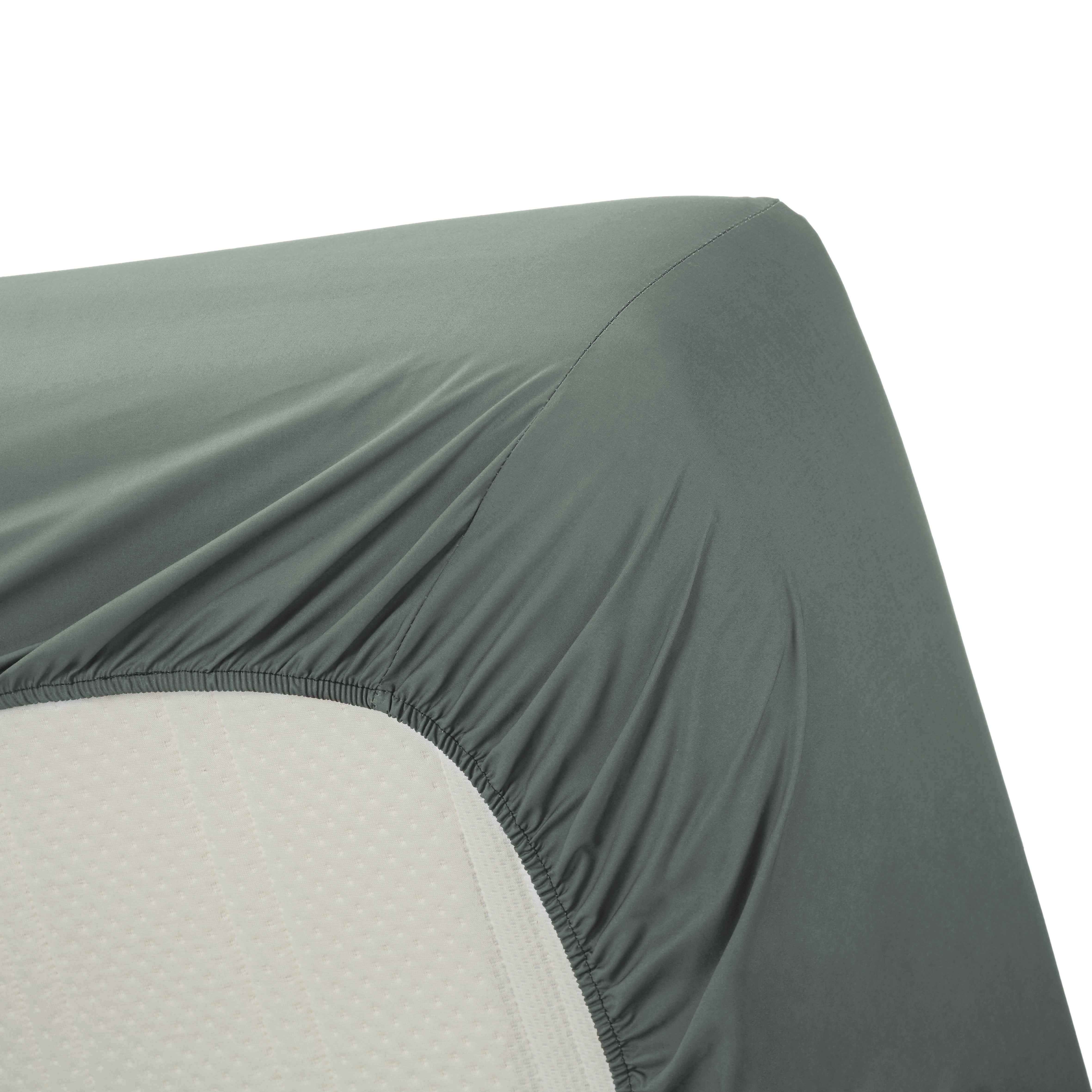 Ambiante Splittopper Hoeslaken Katoen Groen