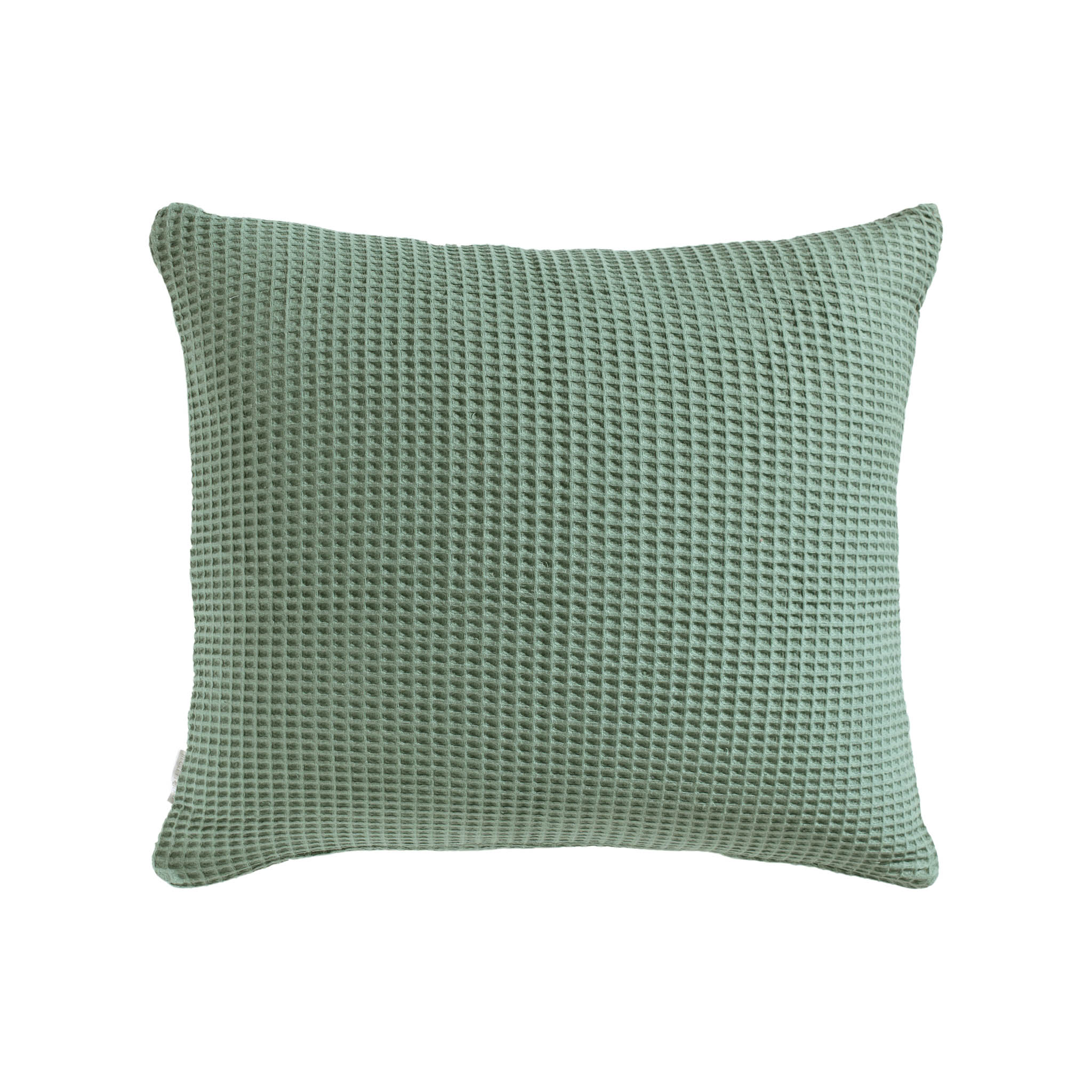 Heckettlane kussensloop Wafel Granite Green katoen