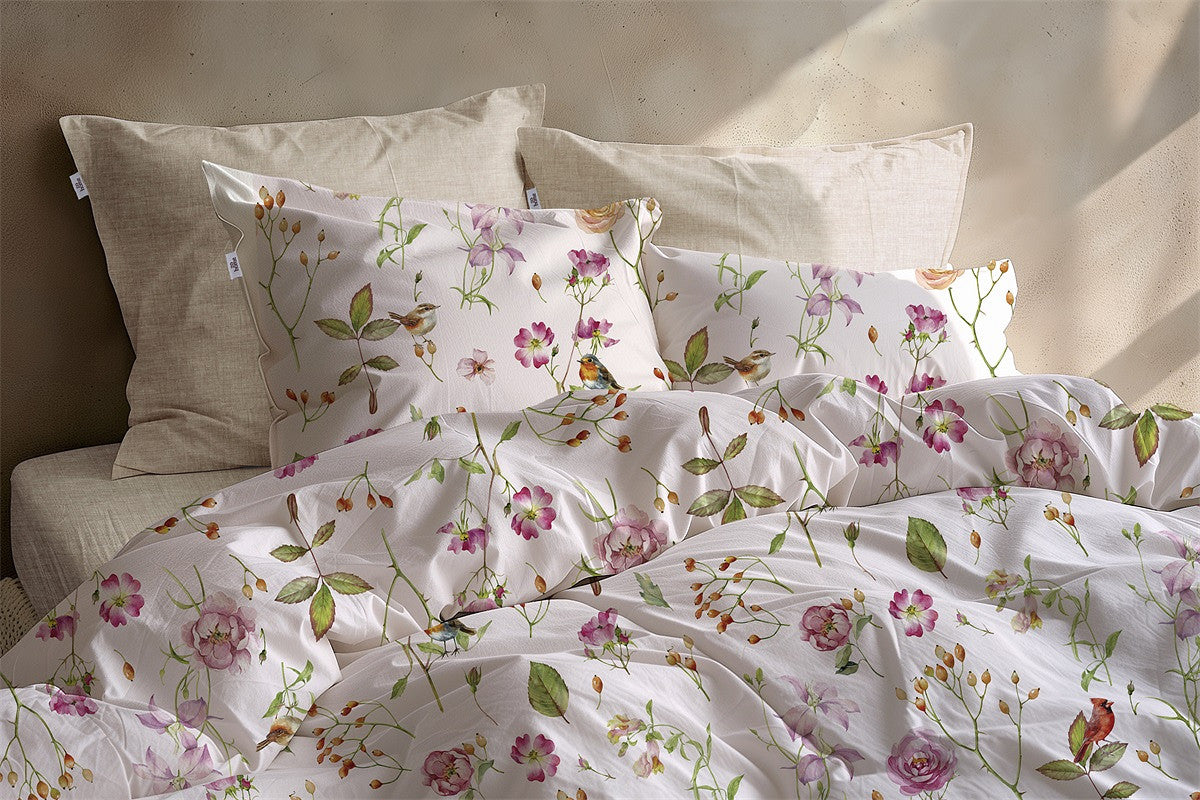 Zo Home Dekbedovertrek Katoen Zita Crystal Pink