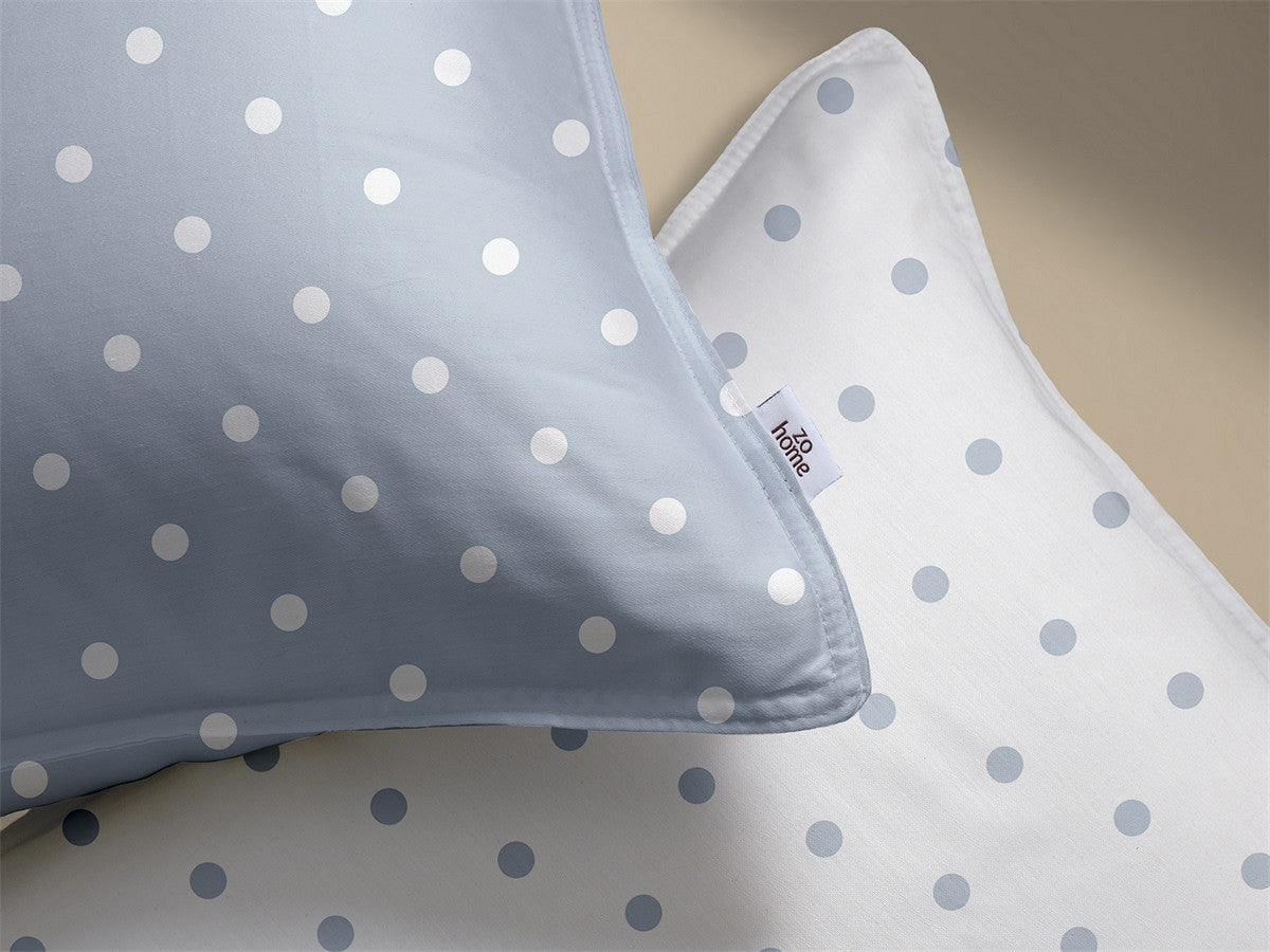 Zo Home Dekbedovertrek Katoen Punta di Cotone Powder Blue